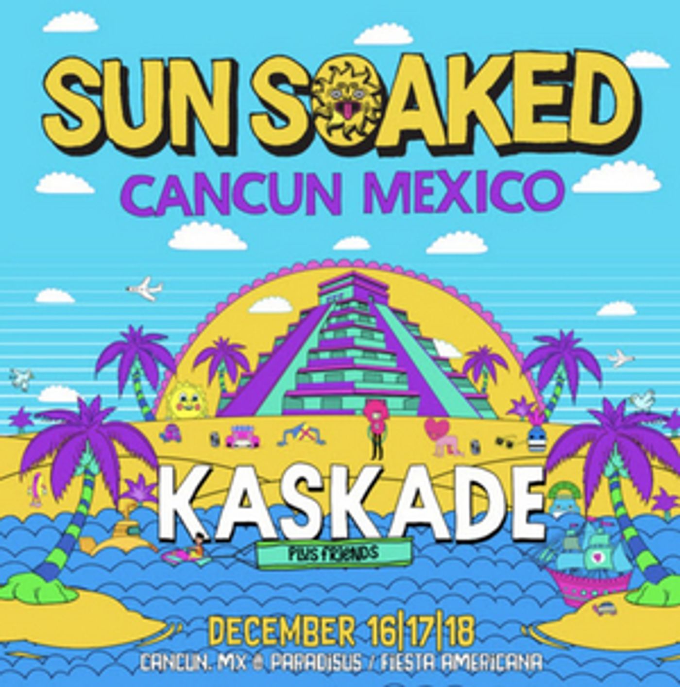 Kaskade and Festication Announce SUN SOAKED Festival Kaskade and Festication Announce SUN SOAKED Festival Image