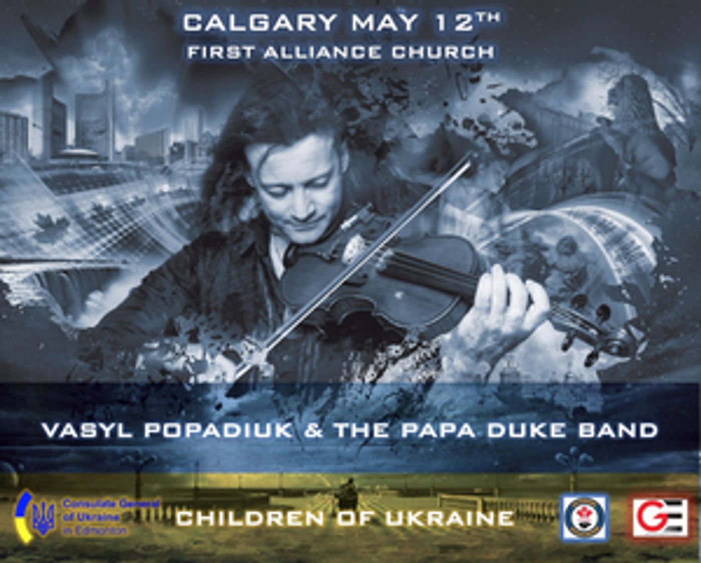 Violinist Vasyl Popadiuk Will Tour Western Canada To Supply Relief For Ukrainian Children  Image