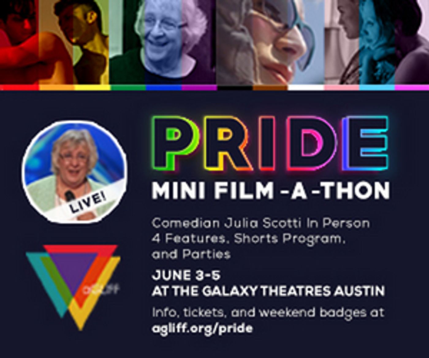 aGLIFF Announces 3rd Annual Pride Mini-Film-A-Thon  Image