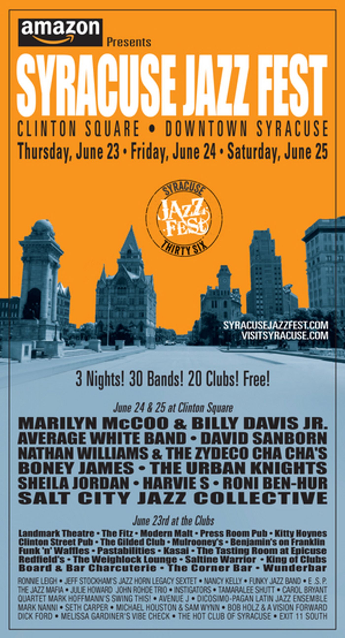 Syracuse Jazz Fest to Return in June Syracuse Jazz Fest to Return in June Image