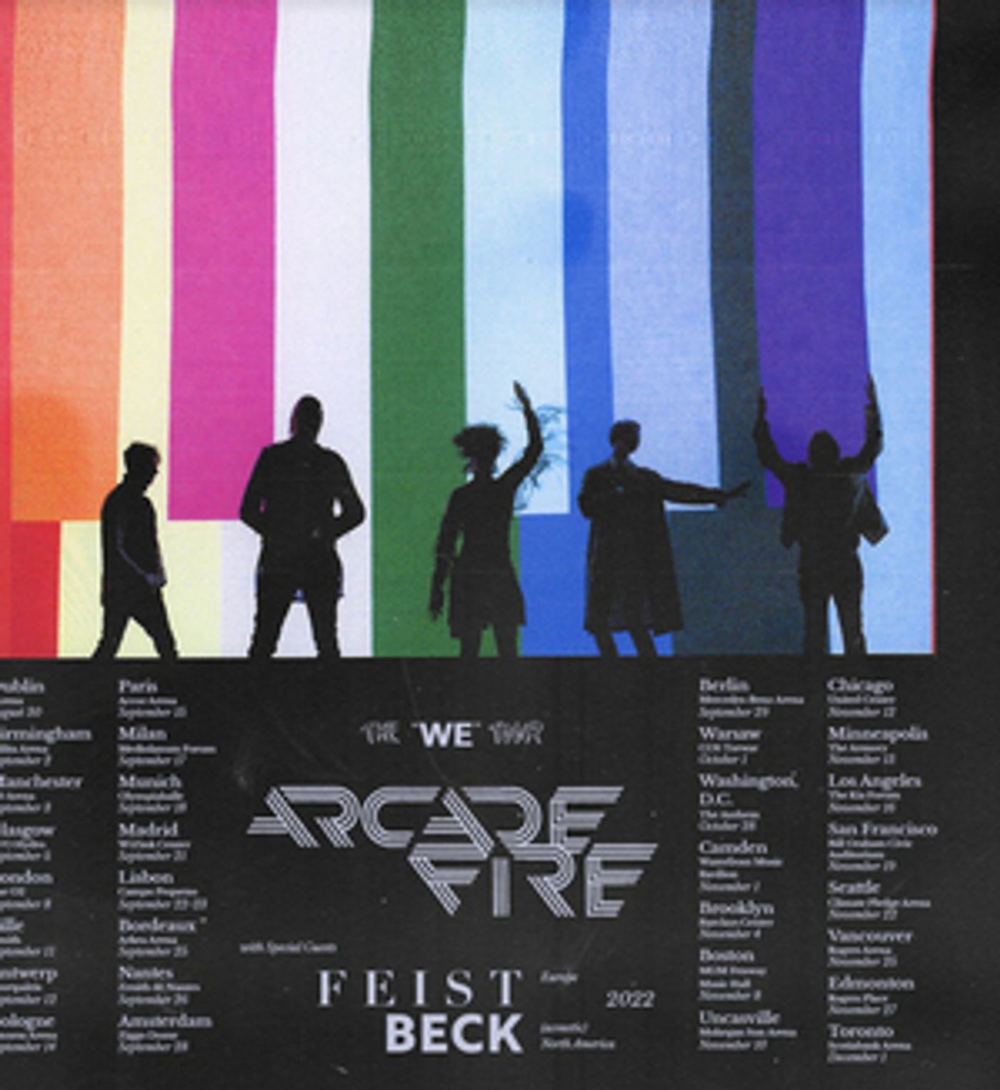 Arcade Fire Announces World Tour for Sixth Album, Arcade Fire Announces World Tour for Sixth Album,