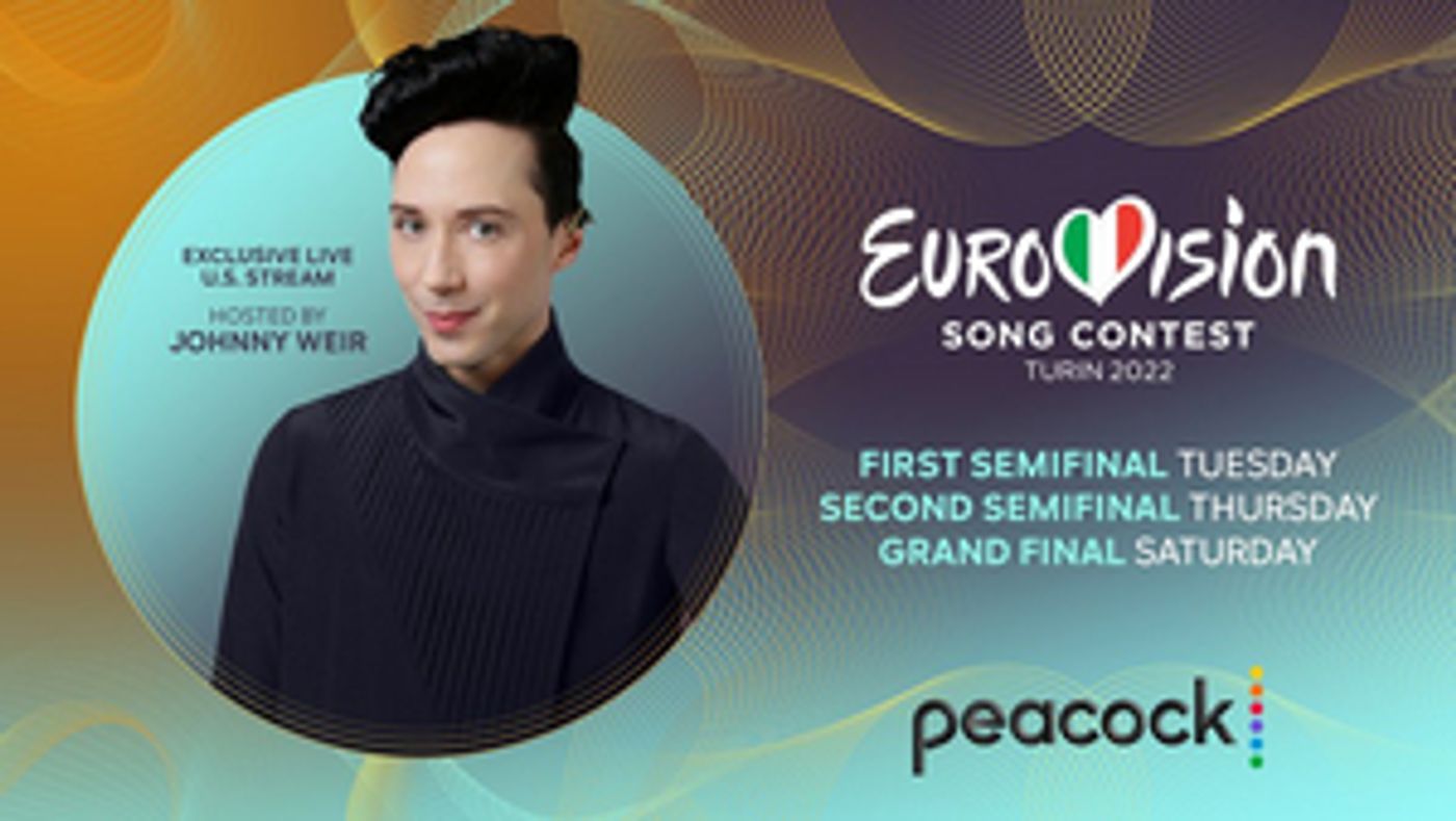 Peacock to Live Stream Eurovision Song Contest Exclusively in the U.S. Peacock to Live Stream Eurovision Song Contest Exclusively in the U.S. Image