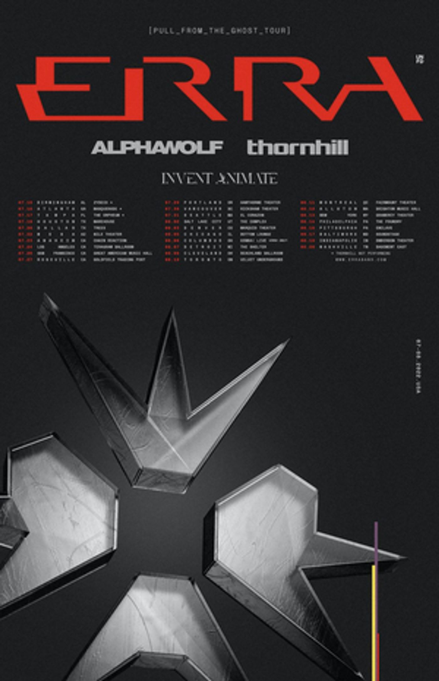 ERRA Announce 'Pull From the Ghost' Summer 2022 Headline Tour ERRA Announce 'Pull From the Ghost' Summer 2022 Headline Tour Image