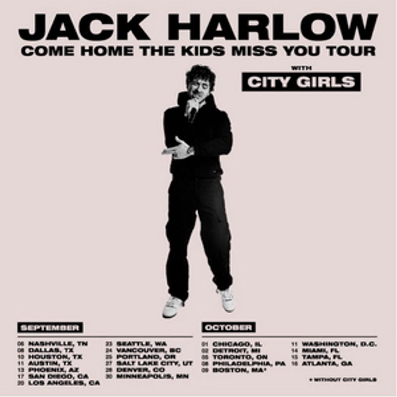 Jack Harlow Announces 'Come Home The Kids Miss You' Tour Dates Image