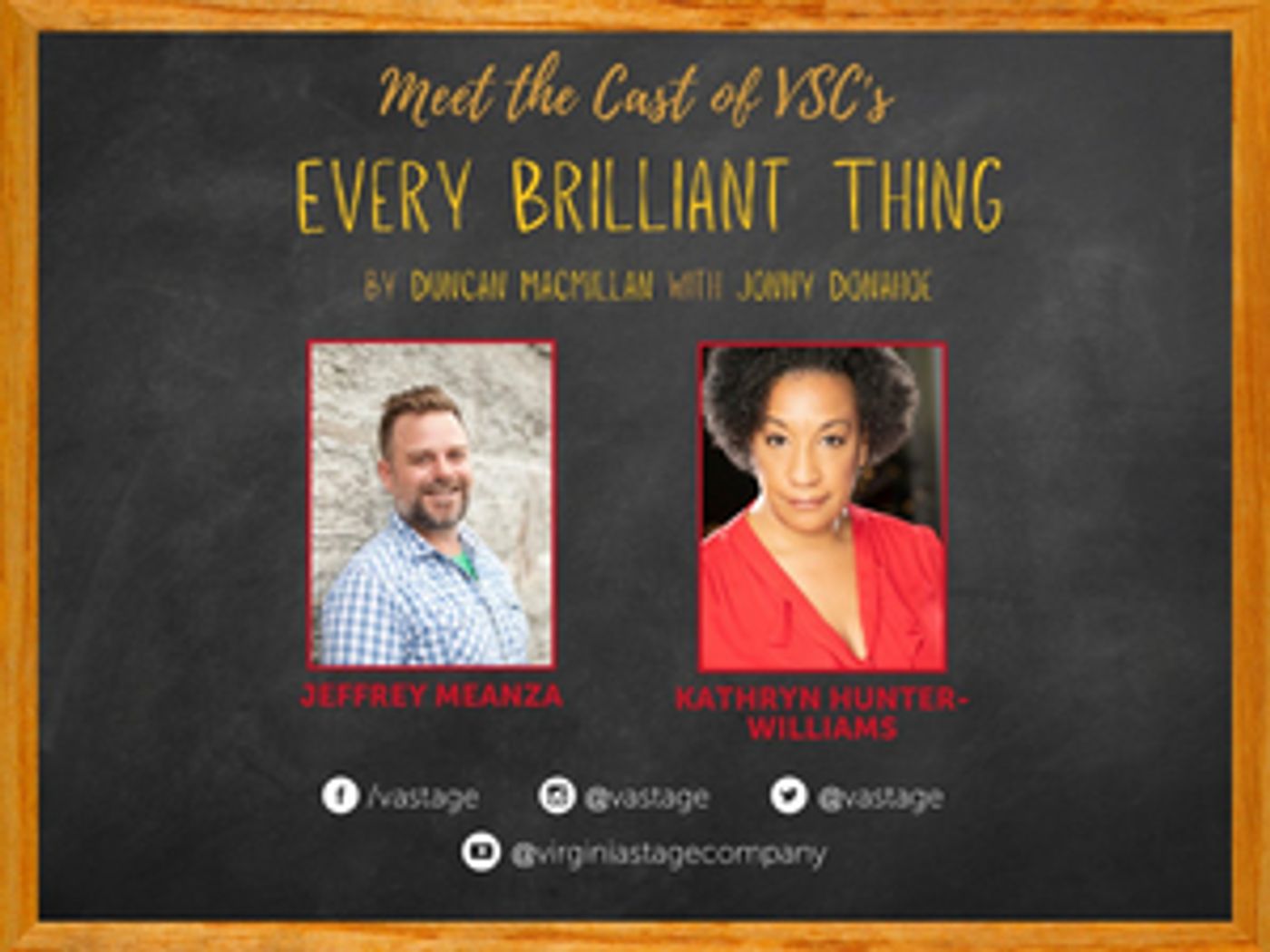 Virginia Stage Company Presents EVERY BRILLIANT THING  Image