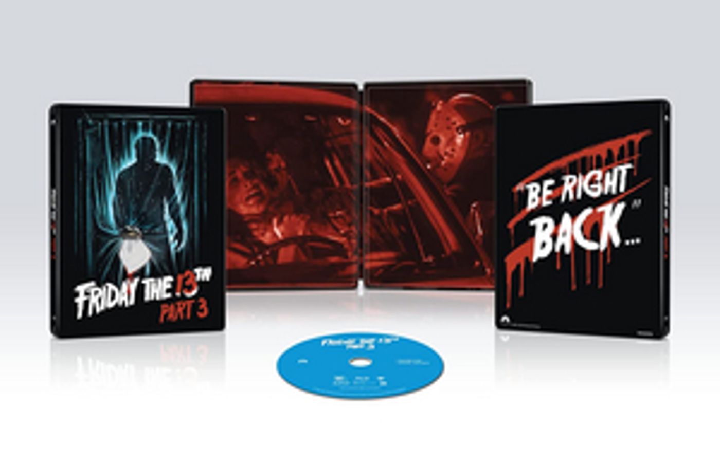 FRIDAY THE 13TH Part 3 Now Available on Limited Edition Blu-ray SteelBook FRIDAY THE 13TH Part 3 Now Available on Limited Edition Blu-ray SteelBook Image