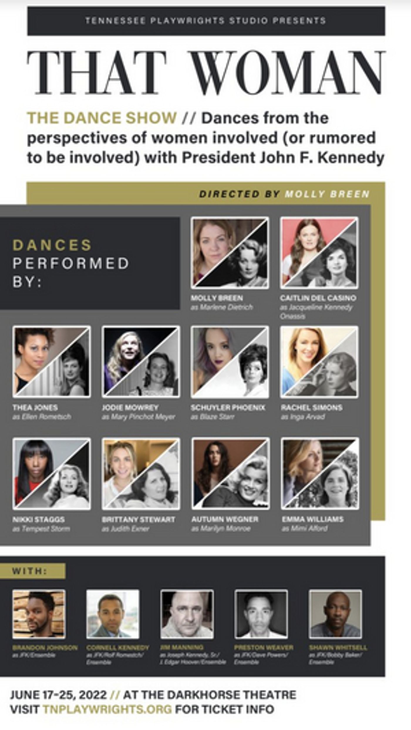 THAT WOMAN- THE MONOLOGUE SHOW and THAT WOMAN- THE DANCE SHOW to Be Presented in Tandem at the Darkhorse Theatre  Image