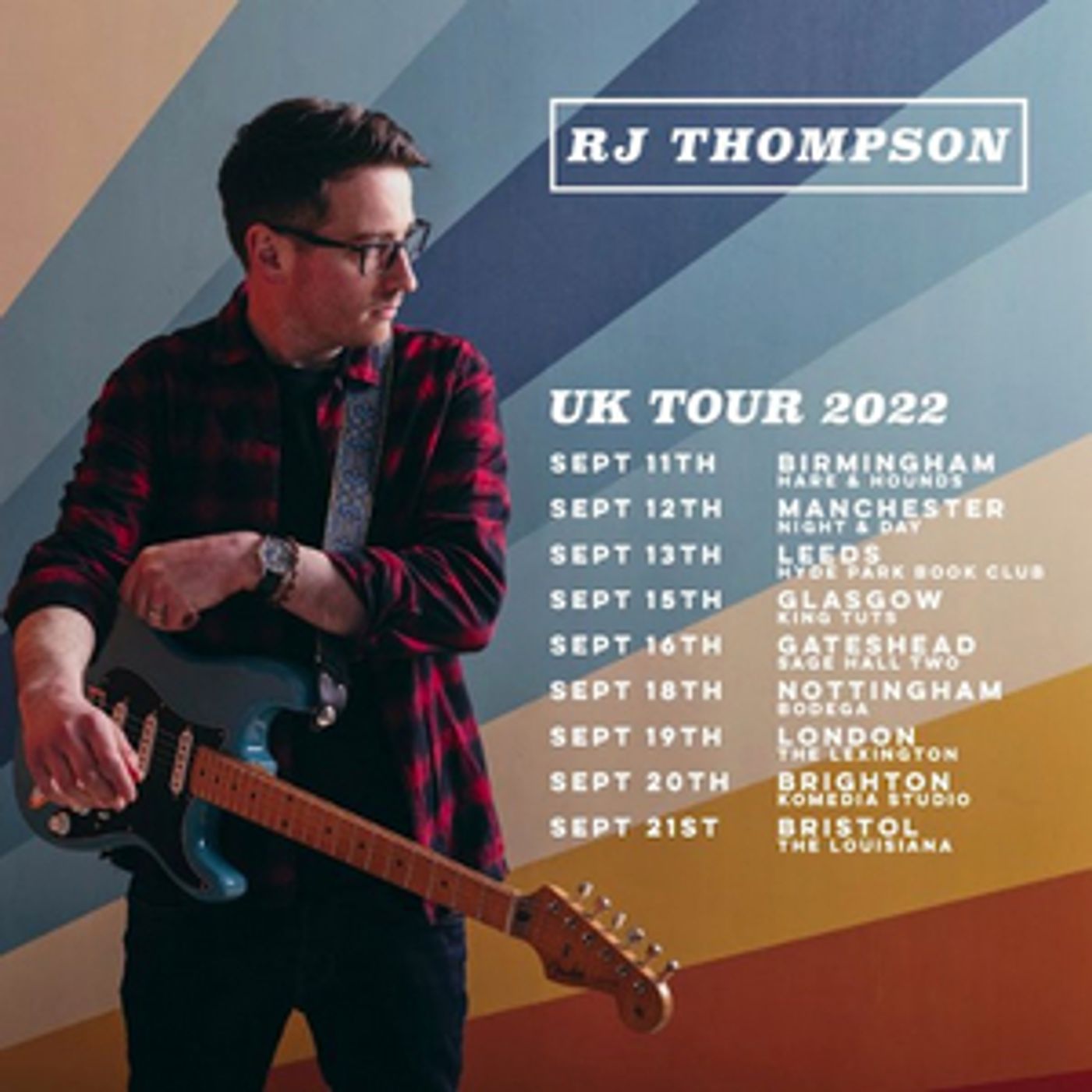 RJ Thompson Announces UK Tour for September 2022  Image