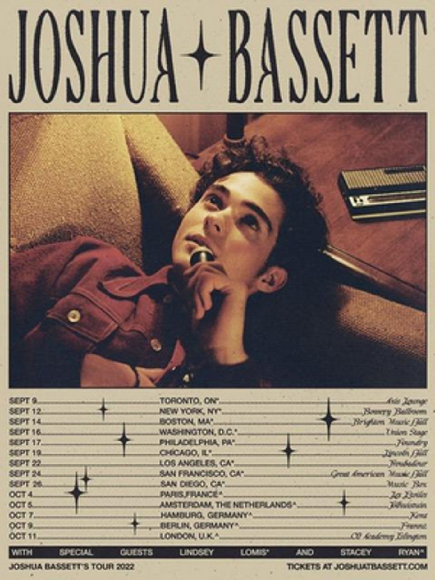 Joshua Bassett Announces First-Ever Headline Tour Joshua Bassett Announces First-Ever Headline Tour Image