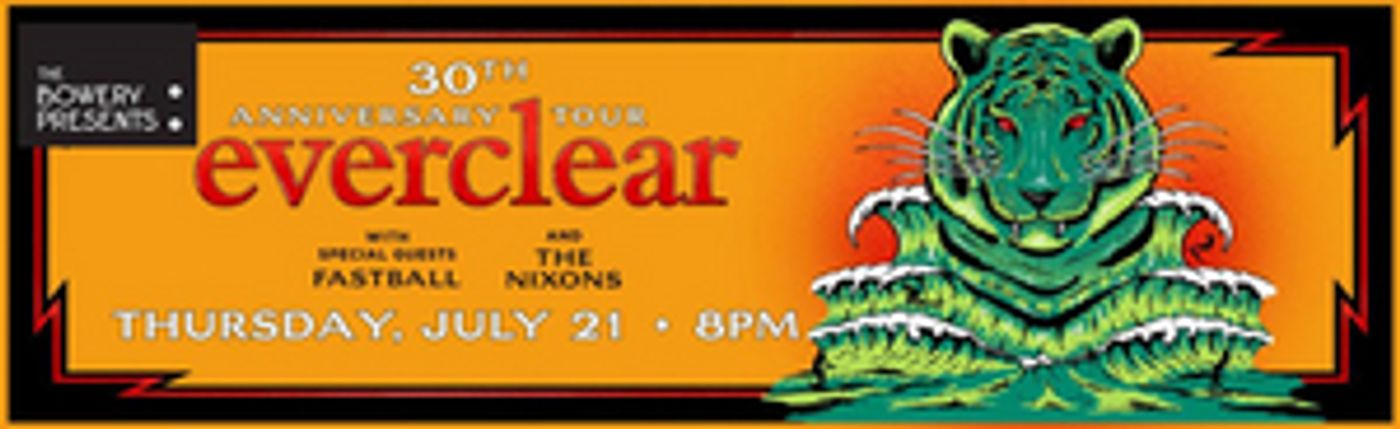 EVERCLEAR WITH FASTBALL & THE NIXONS Announced At Patchogue Theatre  Image