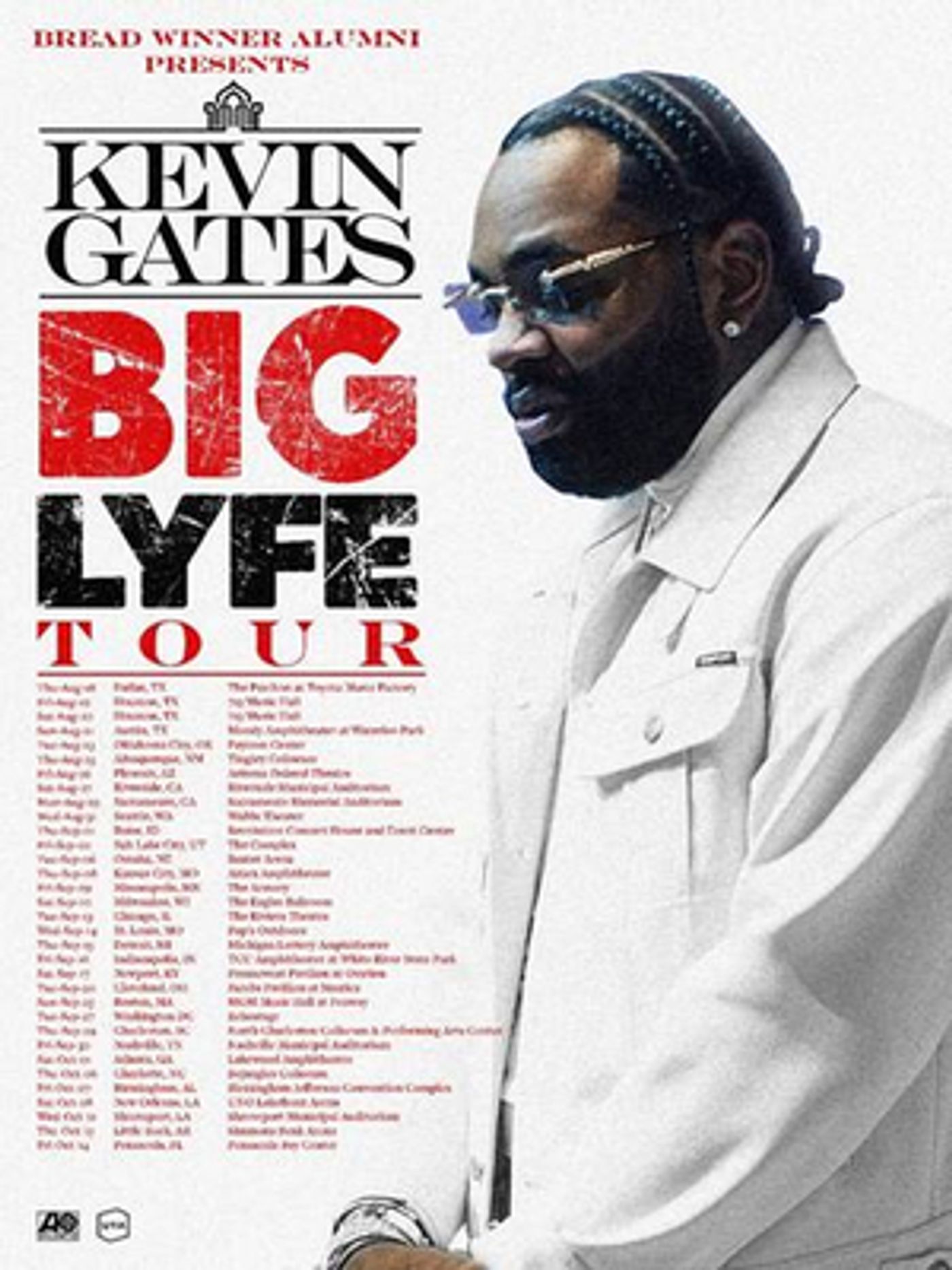 Rap Superstar Kevin Gates Announces 'Big Lyfe Tour' Dates Rap Superstar Kevin Gates Announces 'Big Lyfe Tour' Dates Image