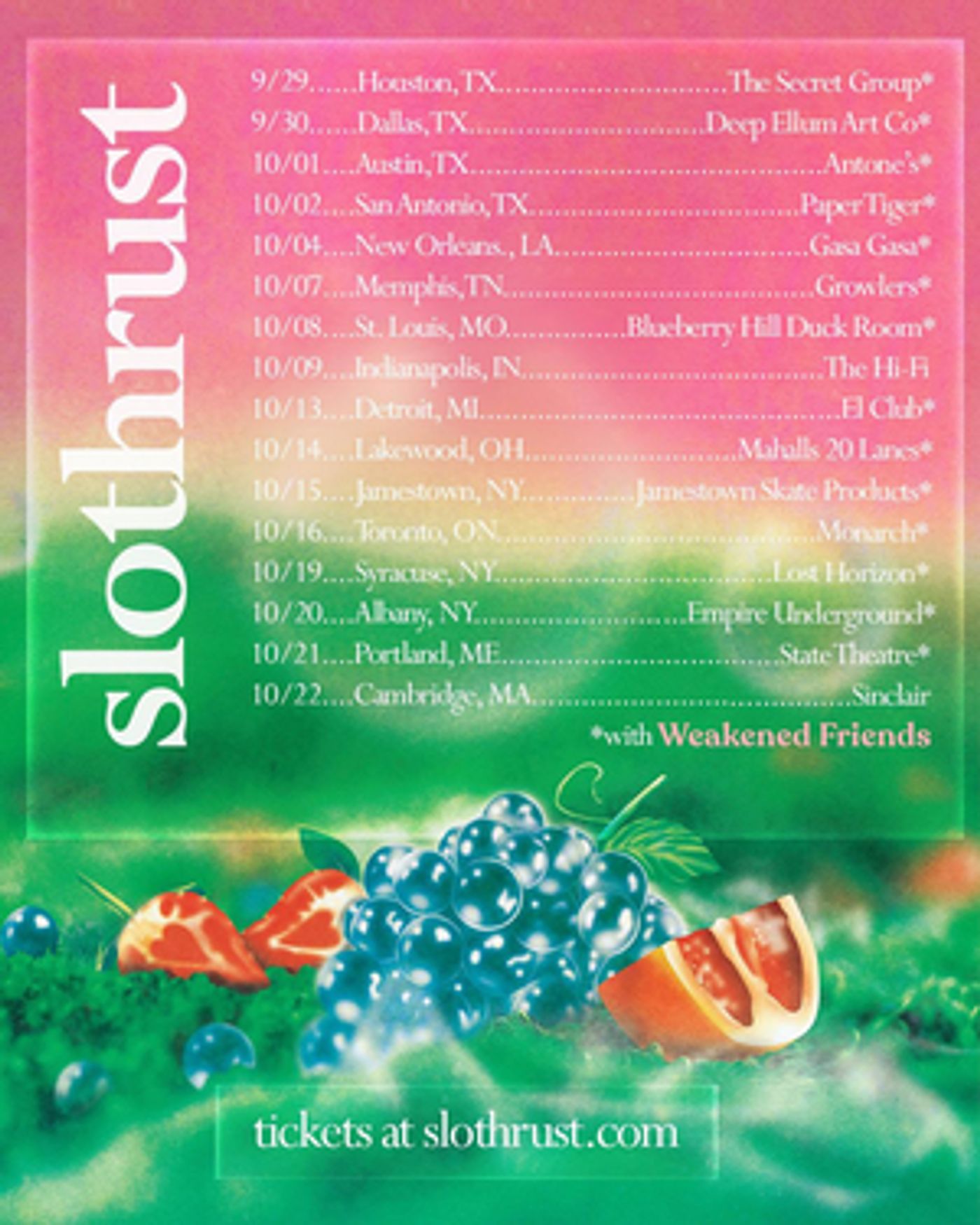 Slothrust Announces Fall North American Tour  Image