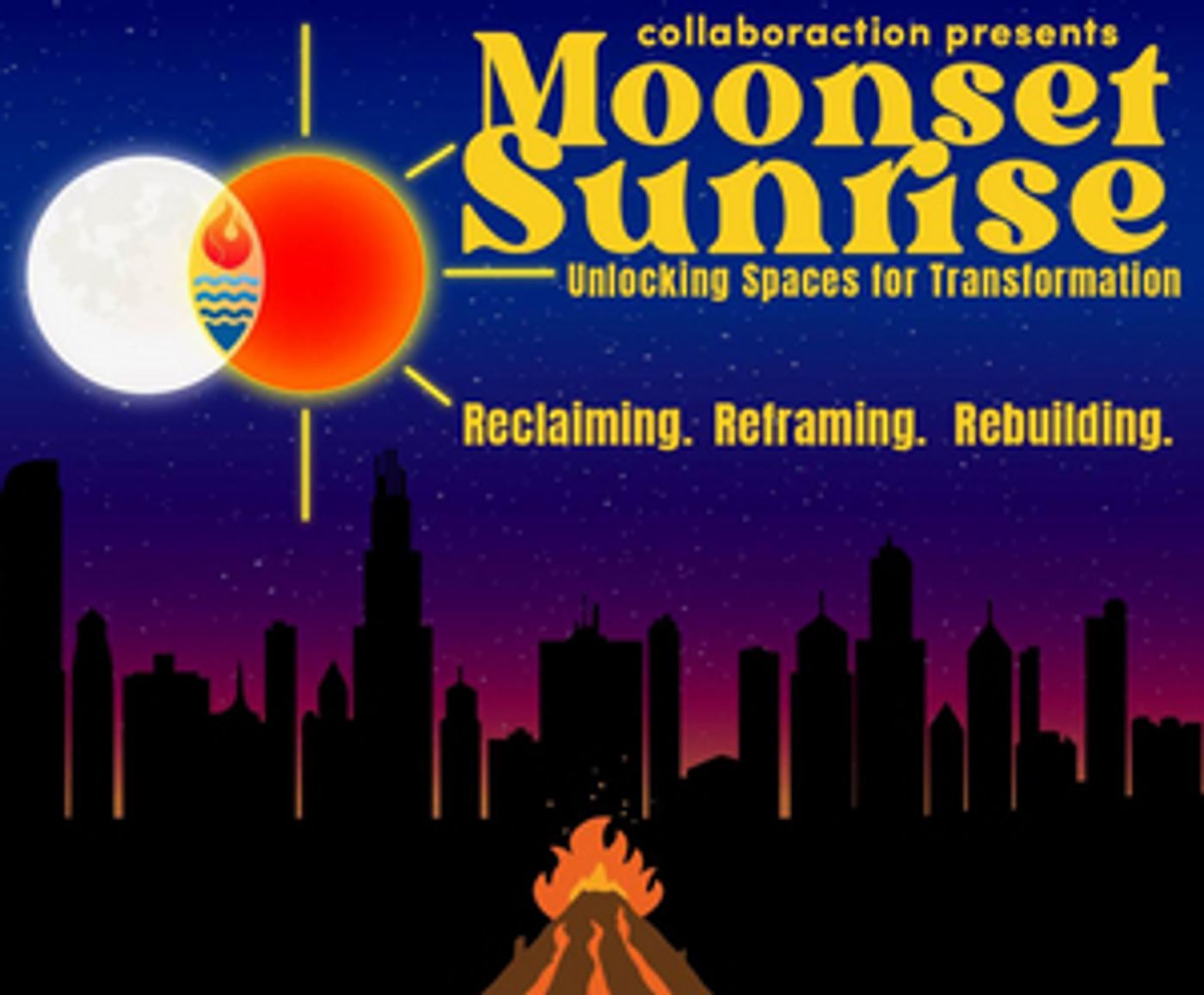 Collaboraction Announces 25 Year Anniversary Production MOONSET SUNRISE  Image