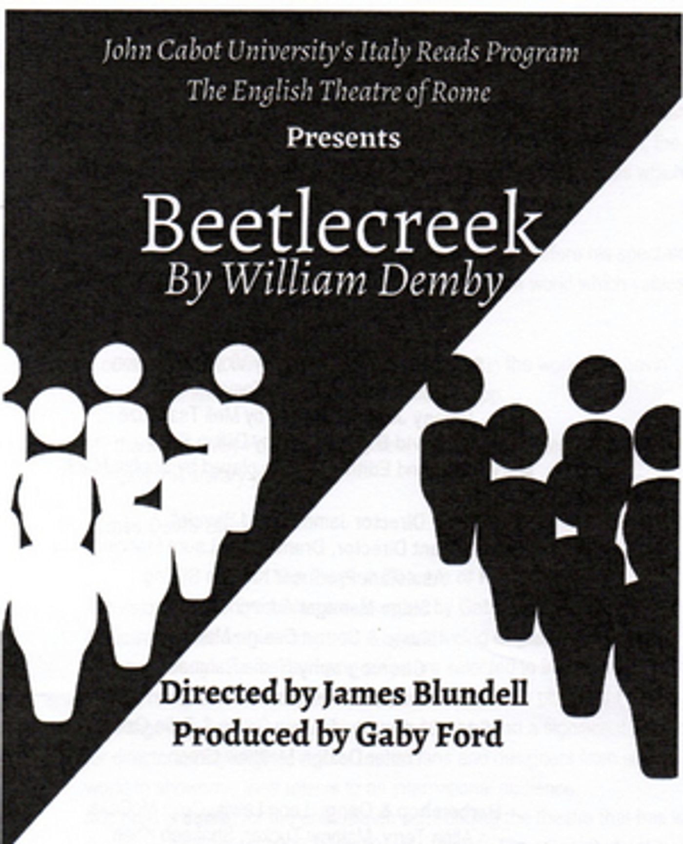 Review: BEETLECREECK al TEATRO ARCILIUTO Review: BEETLECREECK al TEATRO ARCILIUTO Image