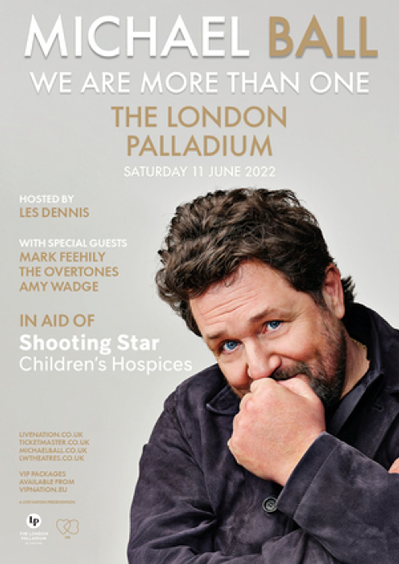 Les Dennis Will Host Michael Ball's London Palladium Show In Aid Of Shooting Star Children's Hospices  Image