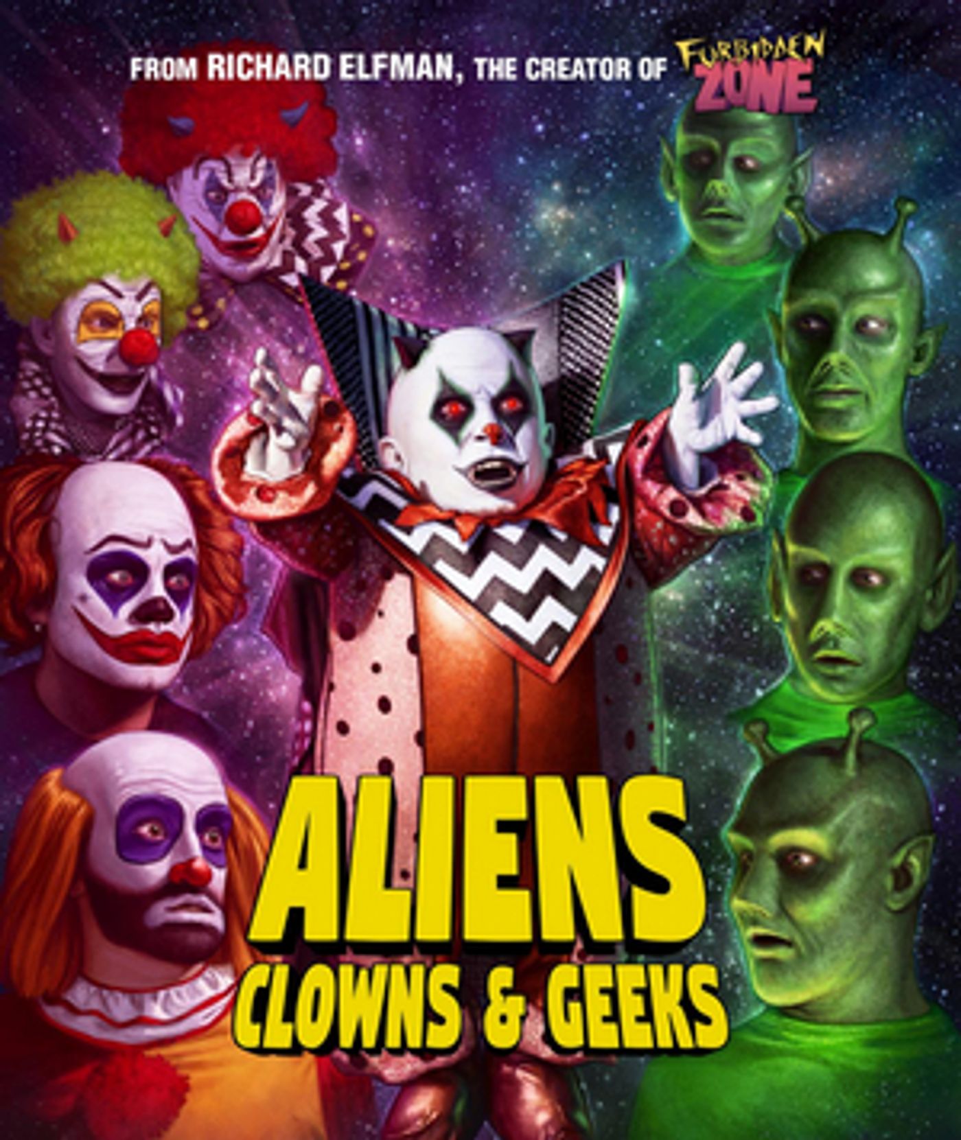 Richard Elfman's ALIENS, CLOWNS, & GEEKS Sets Blu-ray & DVD Release  Image