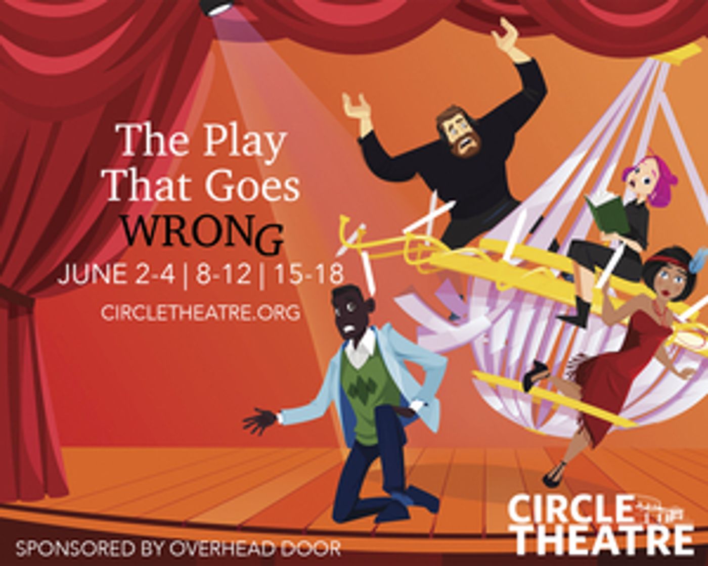 THE PLAY THAT GOES WRONG Comes to the Circle Theatre  Image