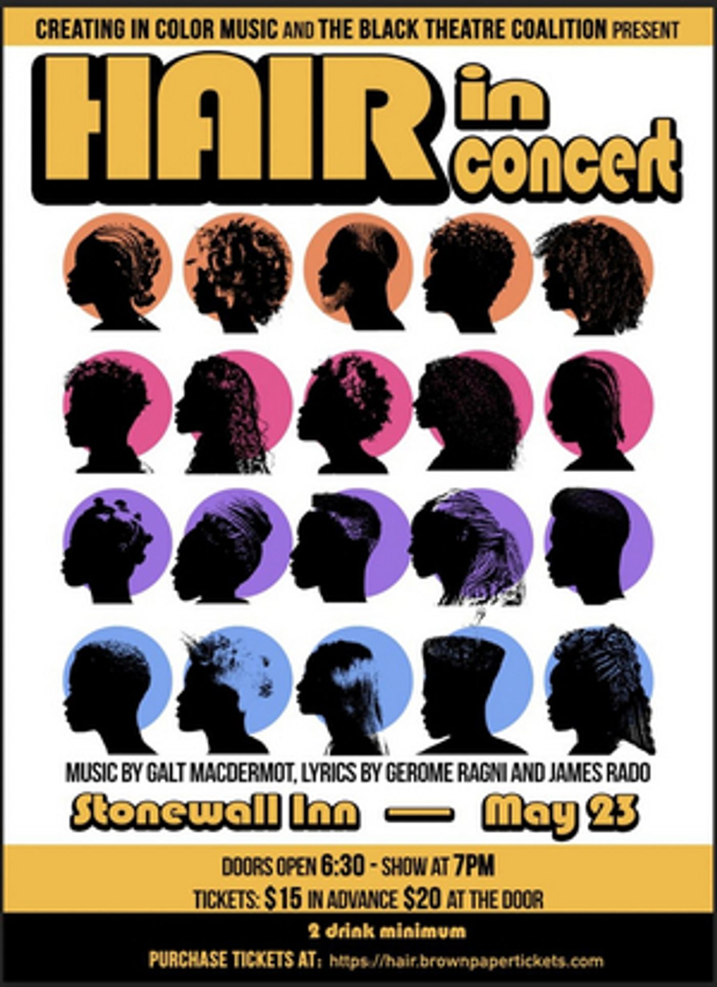 Anna Anderson, LaDonna Burns & More to Star in HAIR in Concert, Presented by Creating In Color Music & BTC  Image