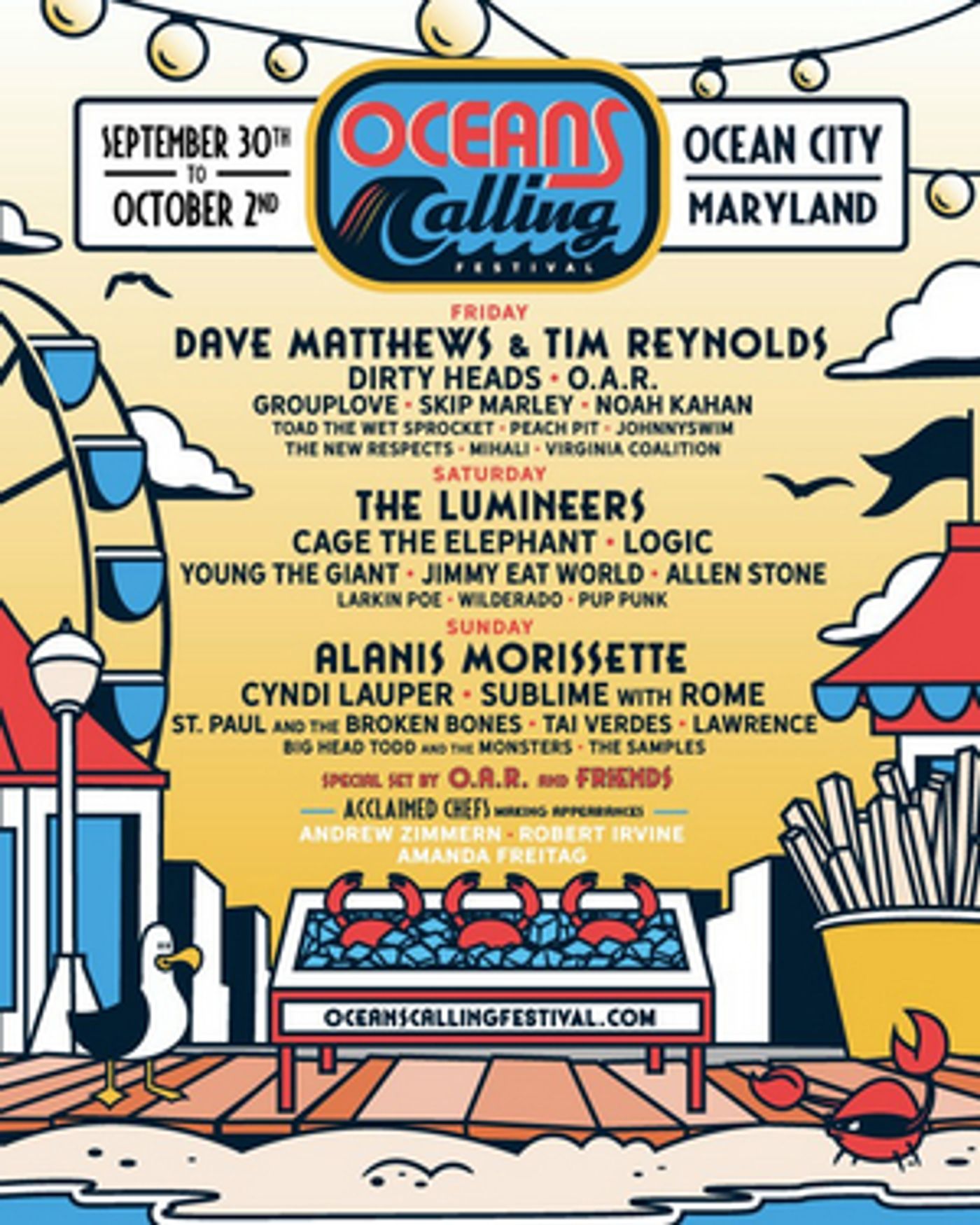 Cyndi Lauper, Alanis Morissette & More to Play Oceans Calling Festival  Image