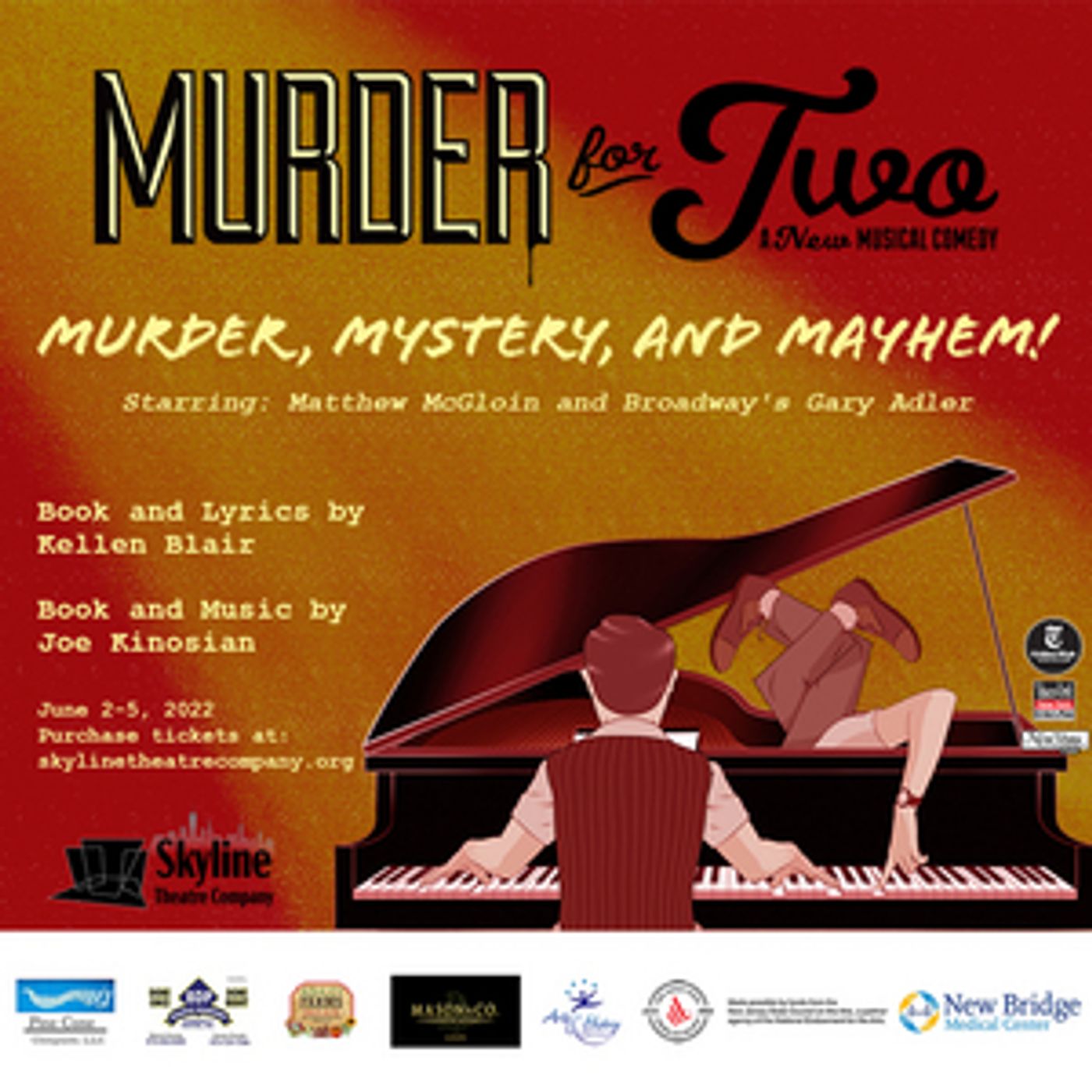 MURDER FOR TWO Comes to Bergen County in June  Image