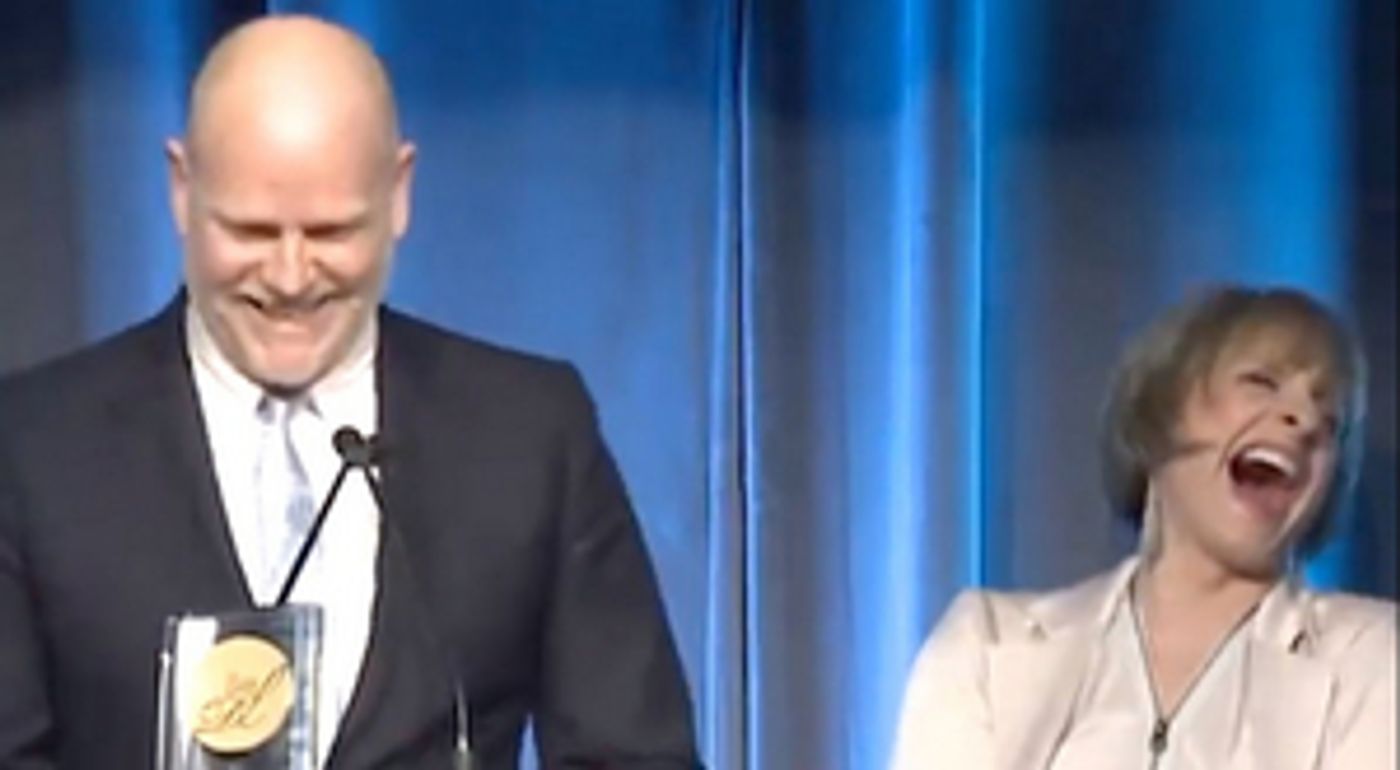 COMPANY Producer Chris Harper Accepts Drama League Award: 'One of the Greatest Honors of My Career is to Pay Patti LuPone's Salary'  Image