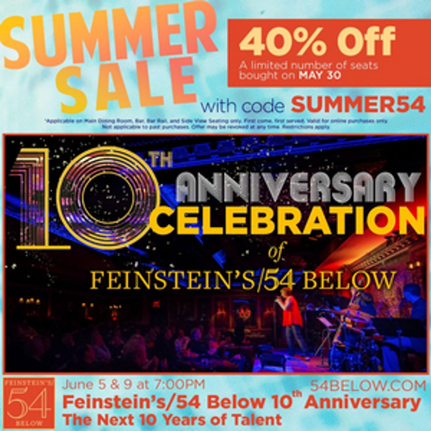 Andrew Barth Feldman, Taylor Iman Jones, Desi Oakley & More to Star in Feinstein's/54 Below 10th Anniversary Concerts  Image
