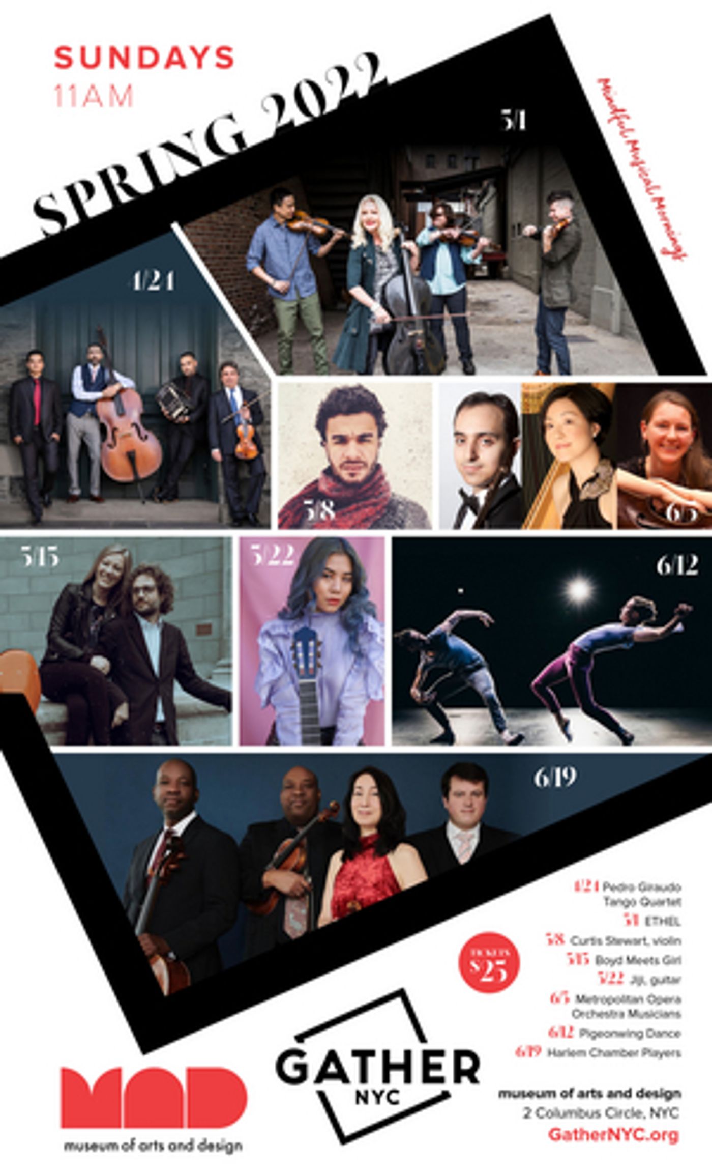 GatherNYC Announces the Final 3 Weekends of its Spring 2022 Season Featuring Pigeonwing Dance & More  Image