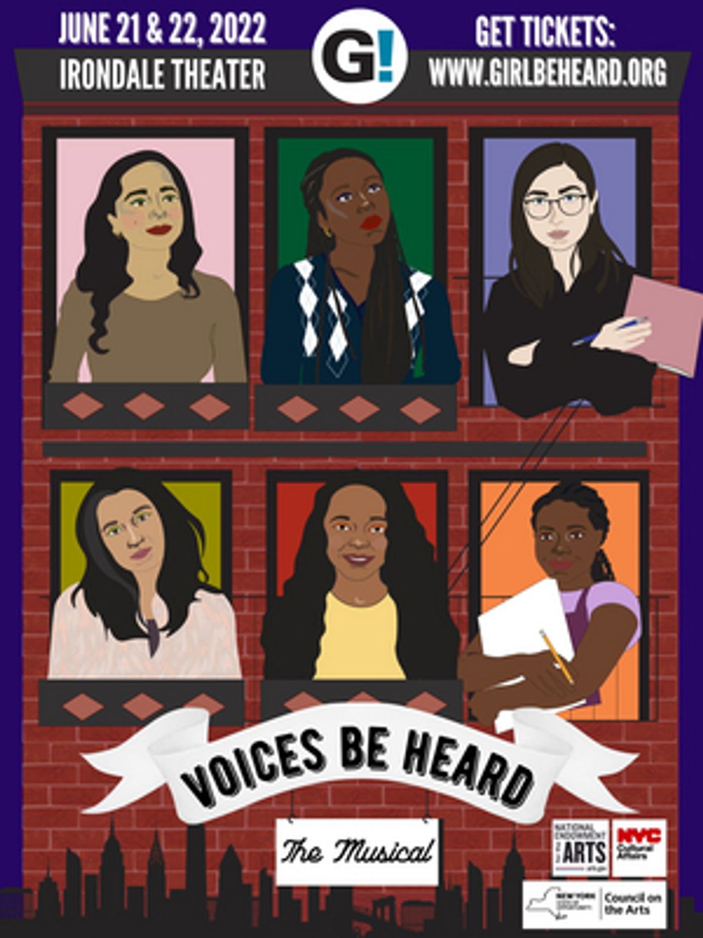 VOICES BE HEARD: THE MUSICAL to be Presented at The Space at Irondale  Image