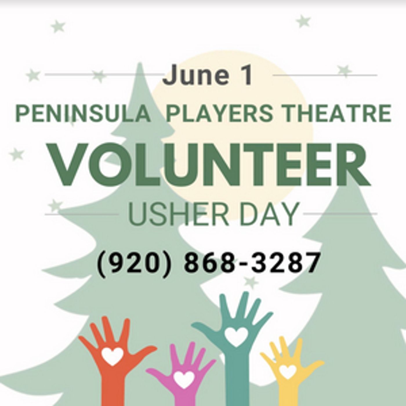 Peninsula Players Theatre Requests Volunteers for Ushering Opportunities  Image
