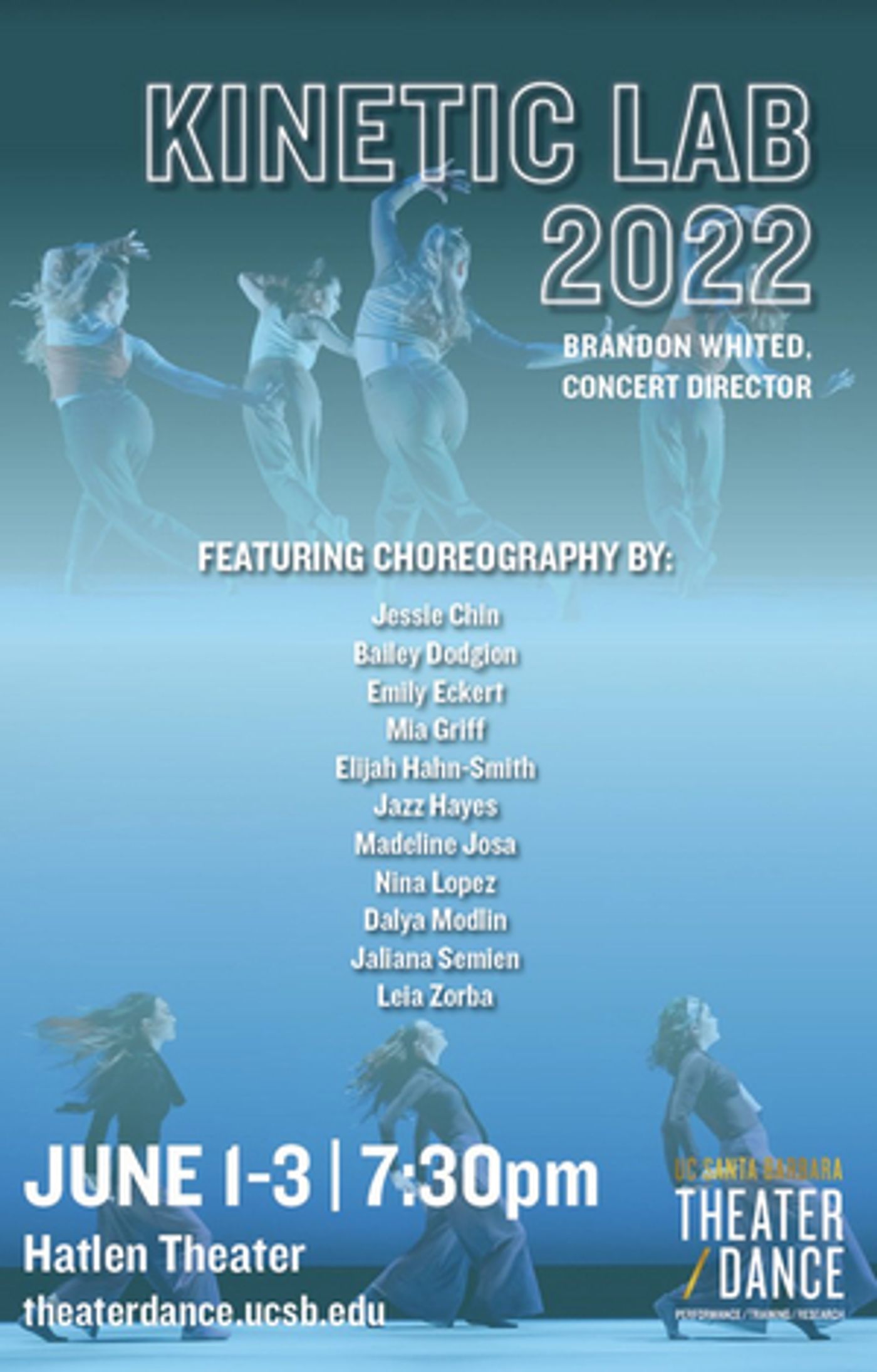 USCB Department of Theater/Dance to Present Kinetic Lab Dance Concert  Image