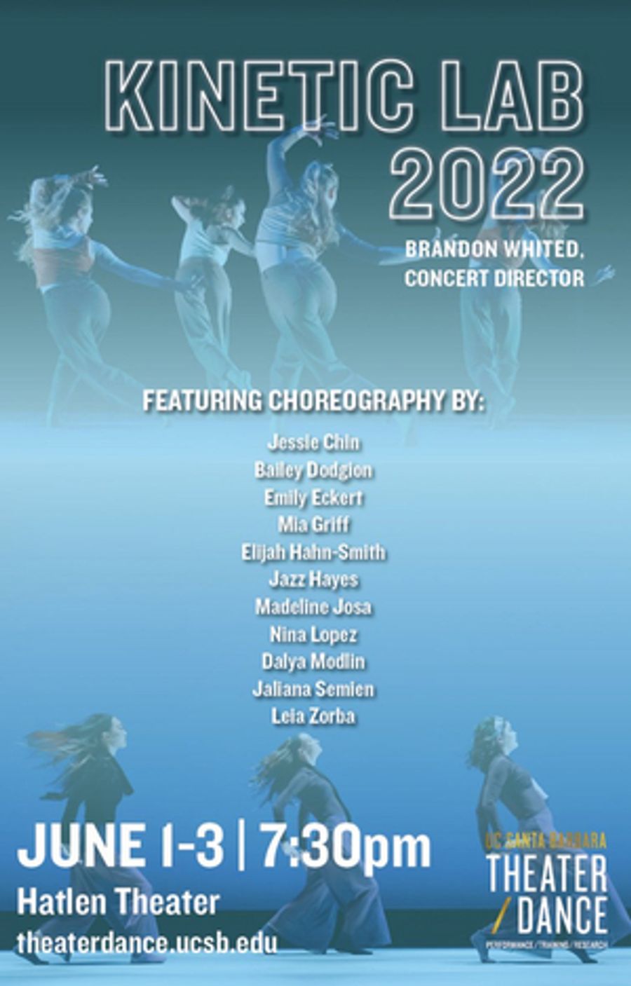 USCB Department of Theater/Dance to Present Kinetic Lab Dance Concert Image