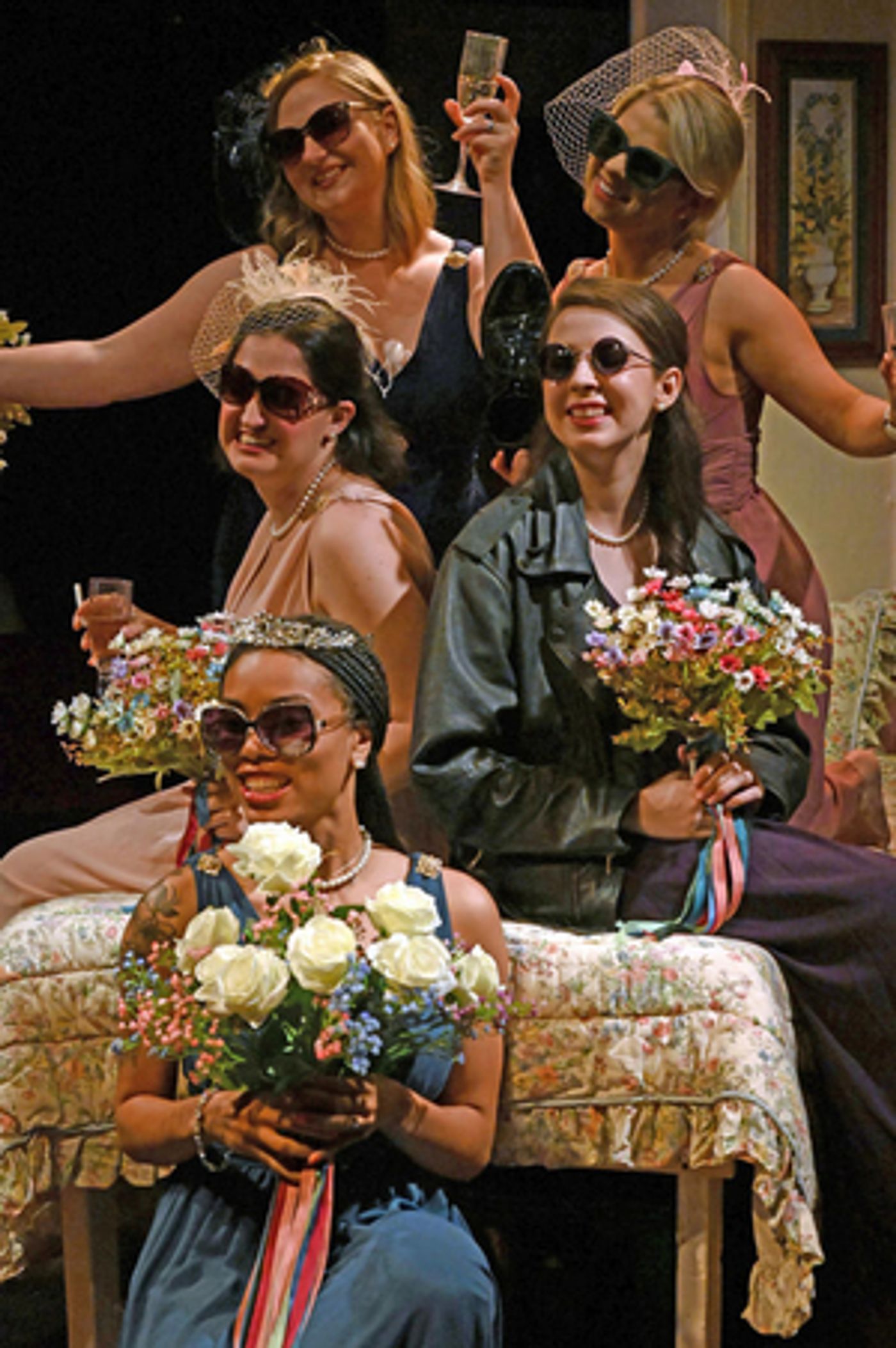 Review: FIVE WOMEN WEARING THE SAME DRESS at Audrey Herman's Spotlighters Theatre  Image