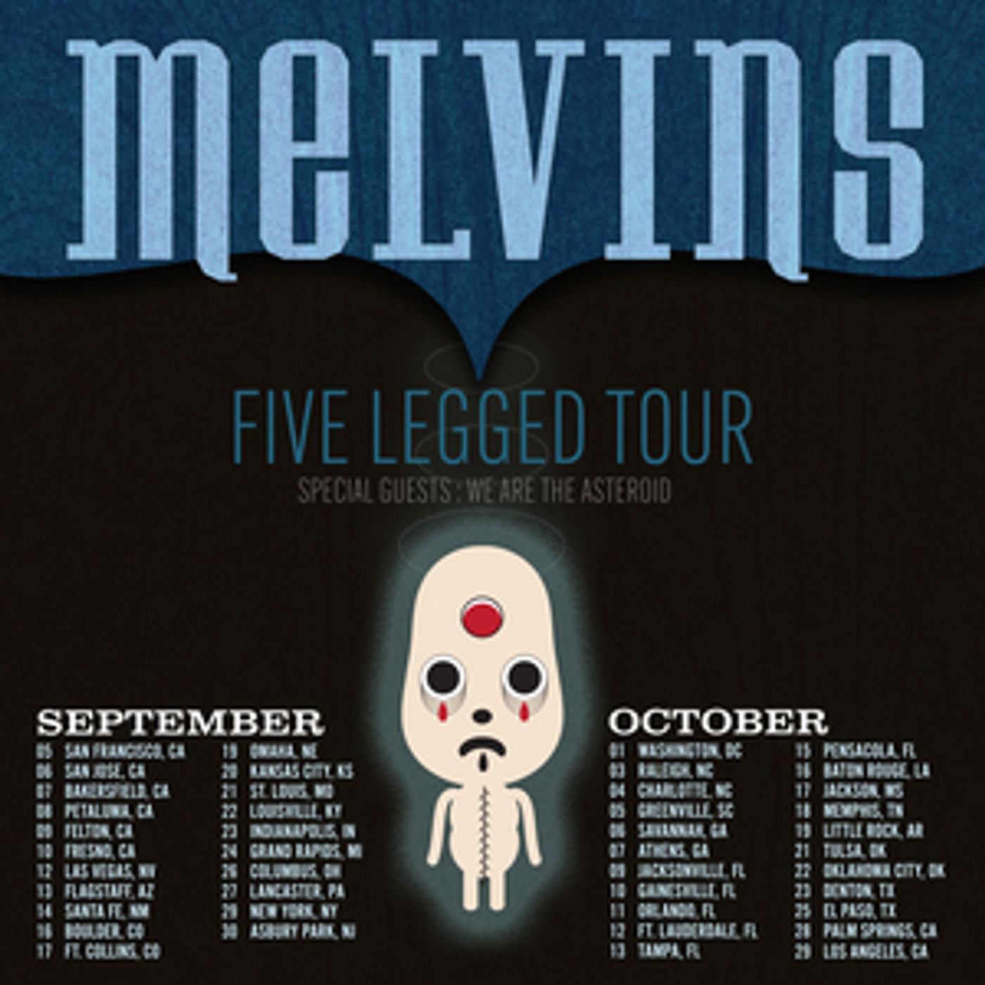 The Melvins Announce 'The Five Legged Tour' The Melvins Announce 'The Five Legged Tour' Image