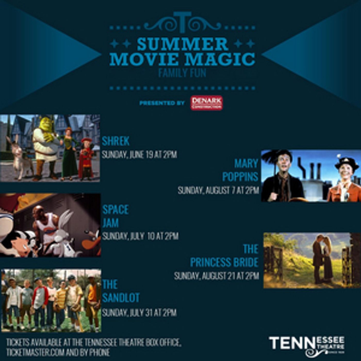 Tennessee Theatre Summer Movie Magic Series Returns  Image