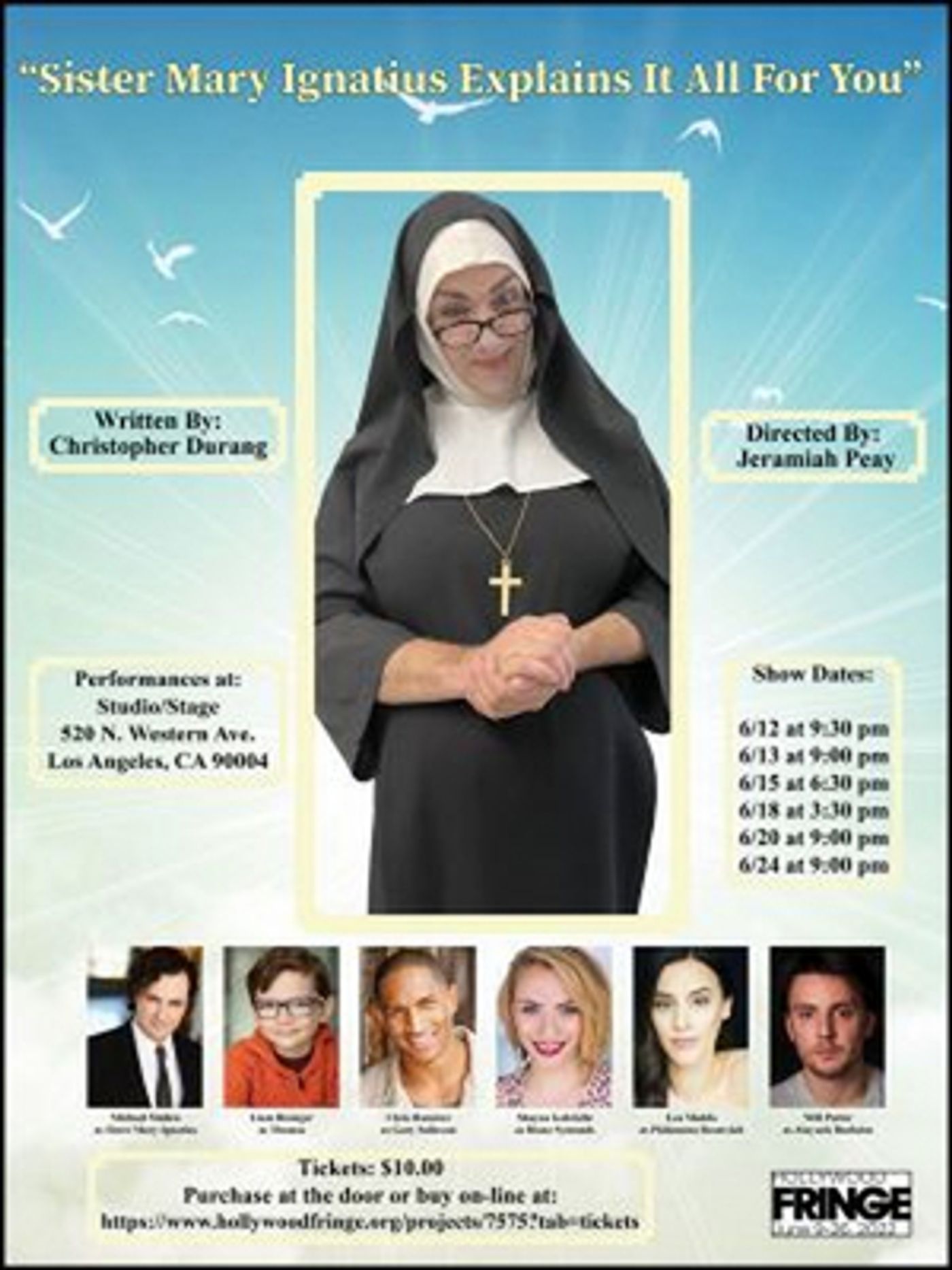 SISTER MARY IGNATIUS EXPLAINS IT ALL FOR YOU Comes to the Hollywood Fringe Festival  Image