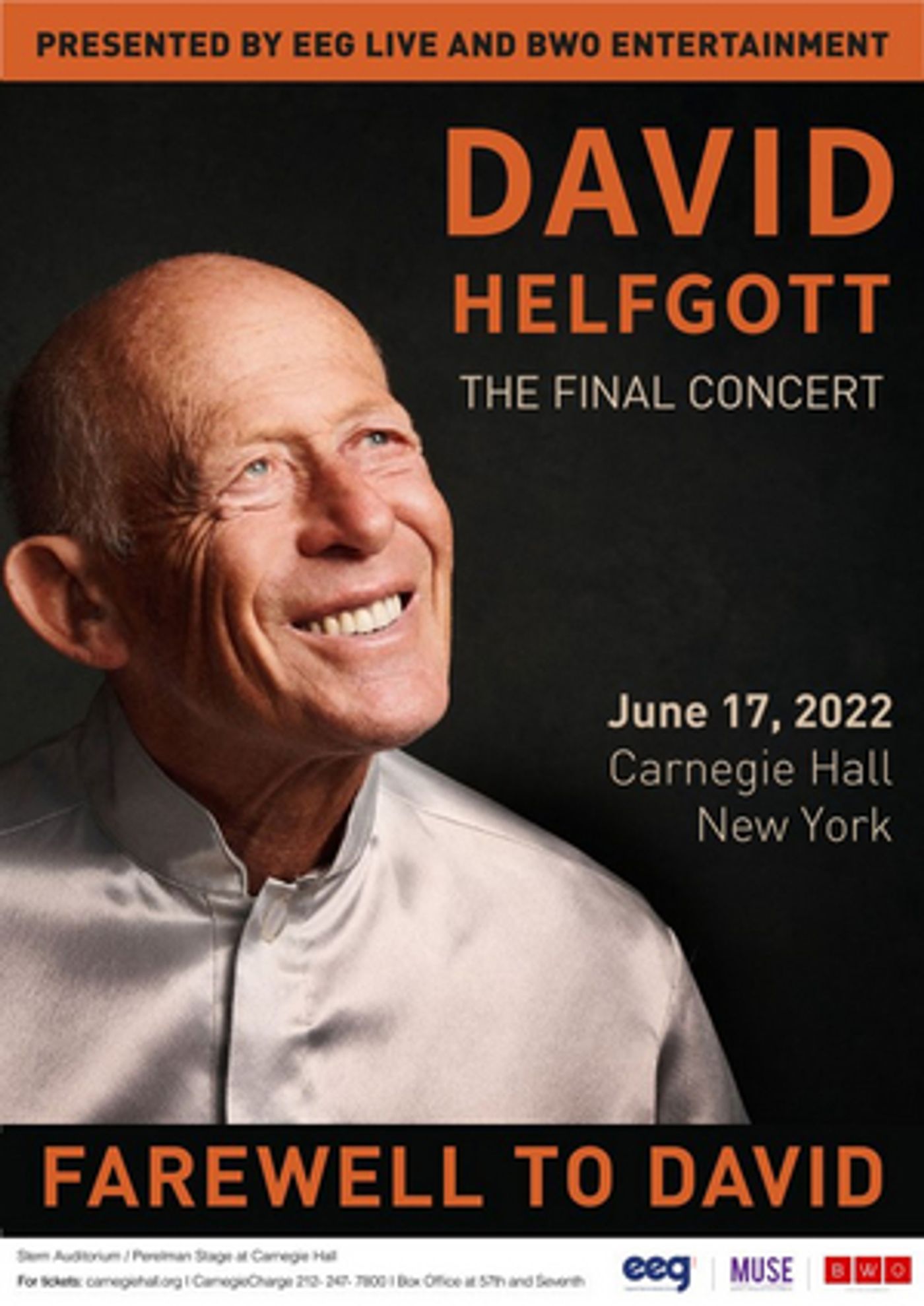 David Helfgott Will Perform Final Concert at Carnegie Hall This Month  Image