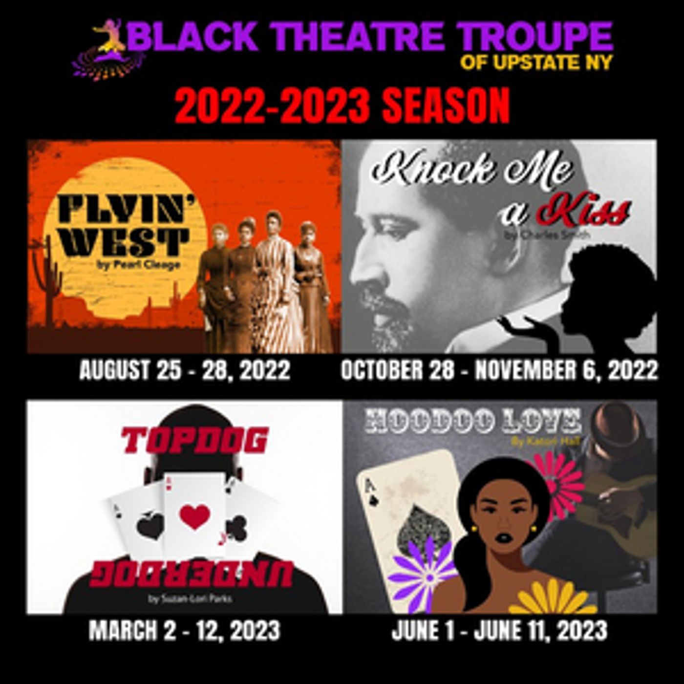 Black Theatre Troupe of Upstate NY Announces 2022-2023 Season Featuring TOPDOG/UNDERDOG, FLYIN' WEST & More  Image