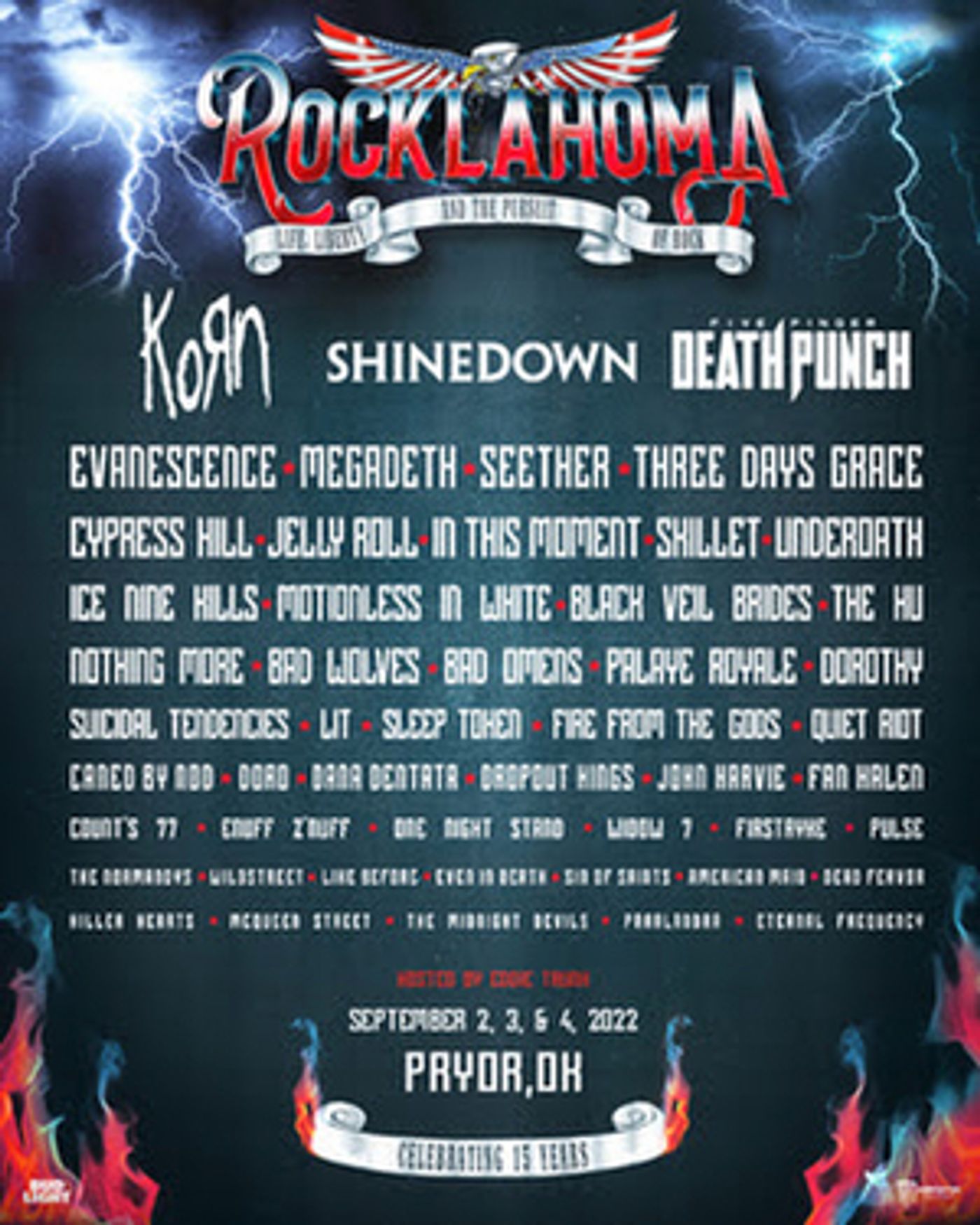 Korn, Five Finger Death Punch & More Announces For Rocklahoma Korn, Five Finger Death Punch & More Announces For Rocklahoma Image