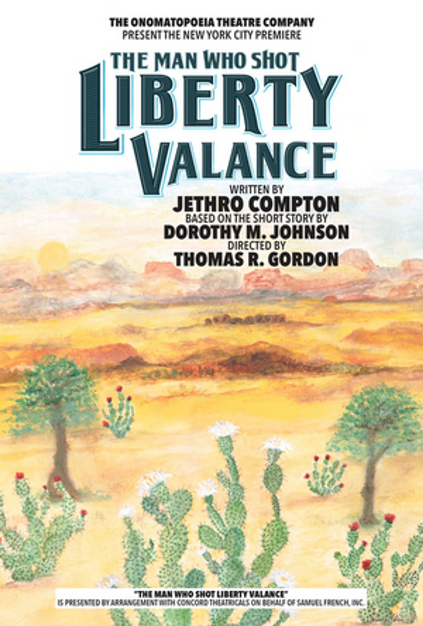 Onomatopoeia Theatre Company to Present NYC Premiere of THE MAN WHO SHOT LIBERTY VALANCE  Image