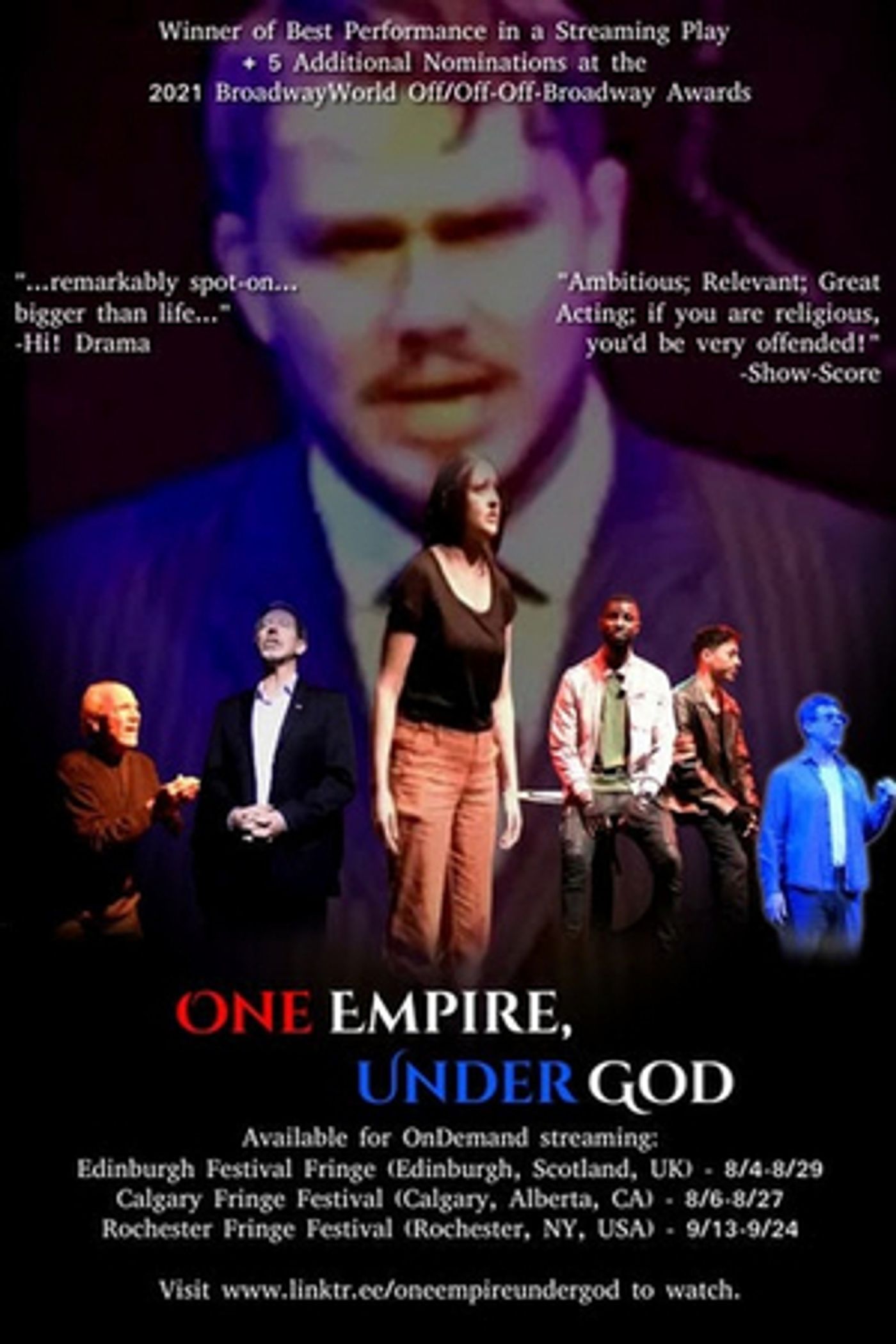 ONE EMPIRE, UNDER GOD Streaming OnDemand At Three Festivals This Year  Image