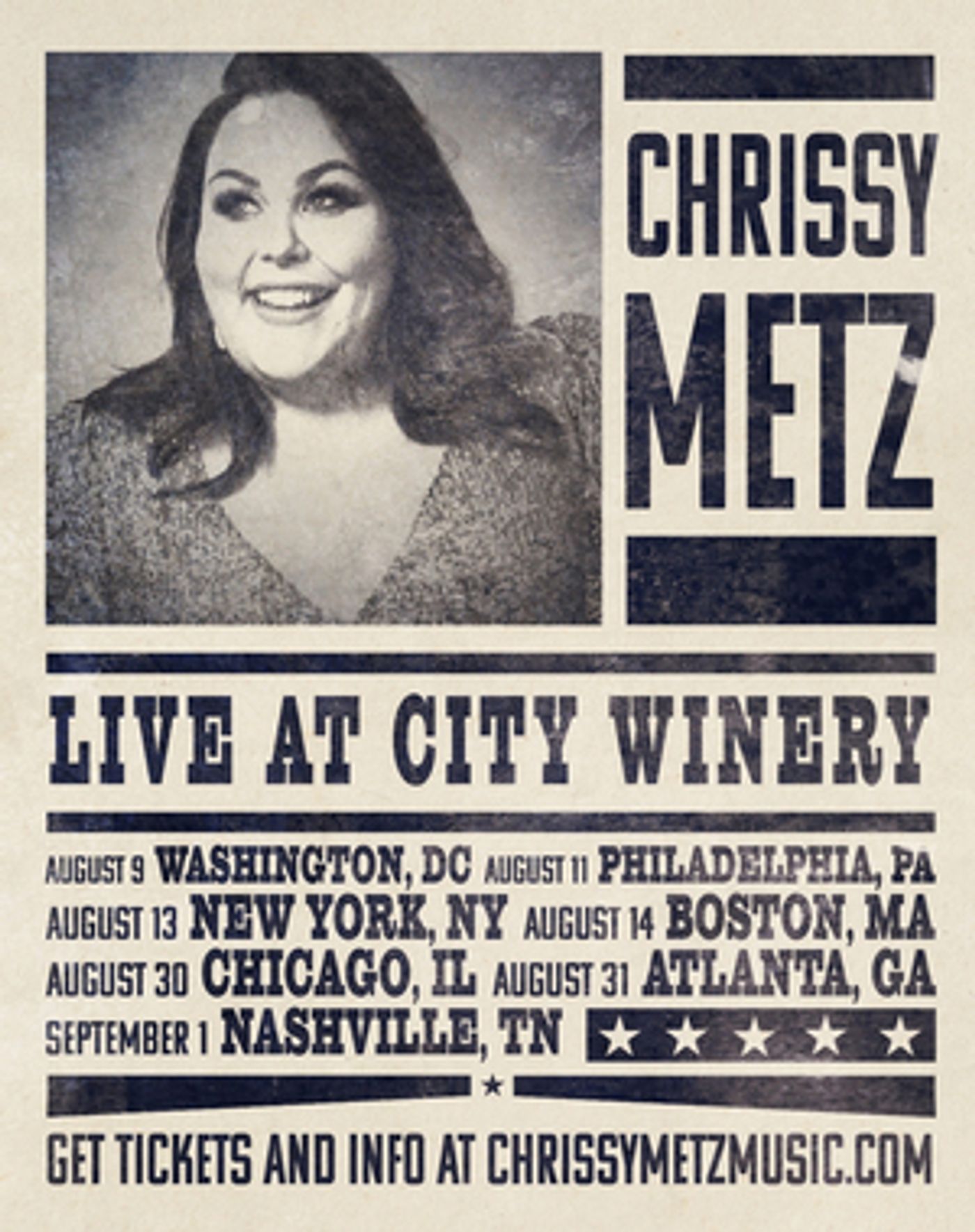 Chrissy Metz Announces LIVE AT CITY WINERY Concert Tour  Image
