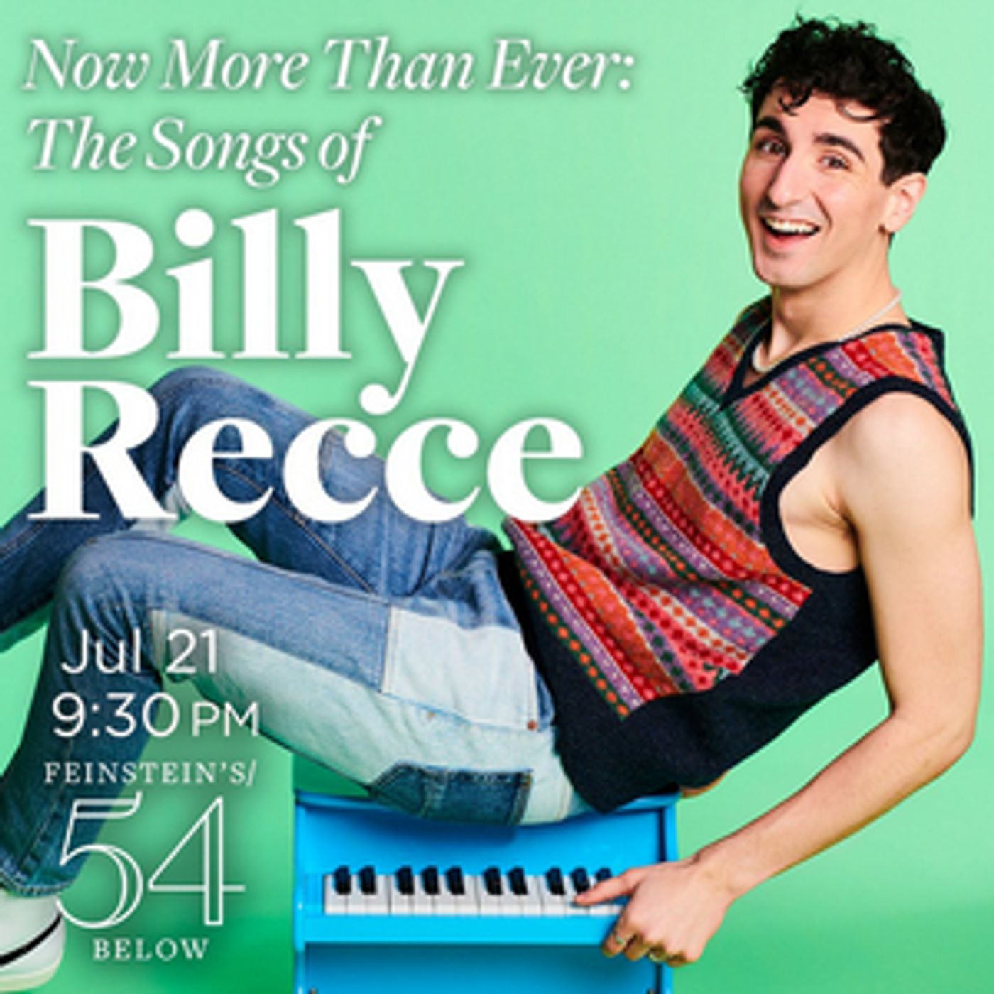 Lesli Margherita, Samantha Pauly, Antwayn Hopper & More to Star in NOW MORE THAN EVER: THE SONGS OF BILLY RECCE  Image