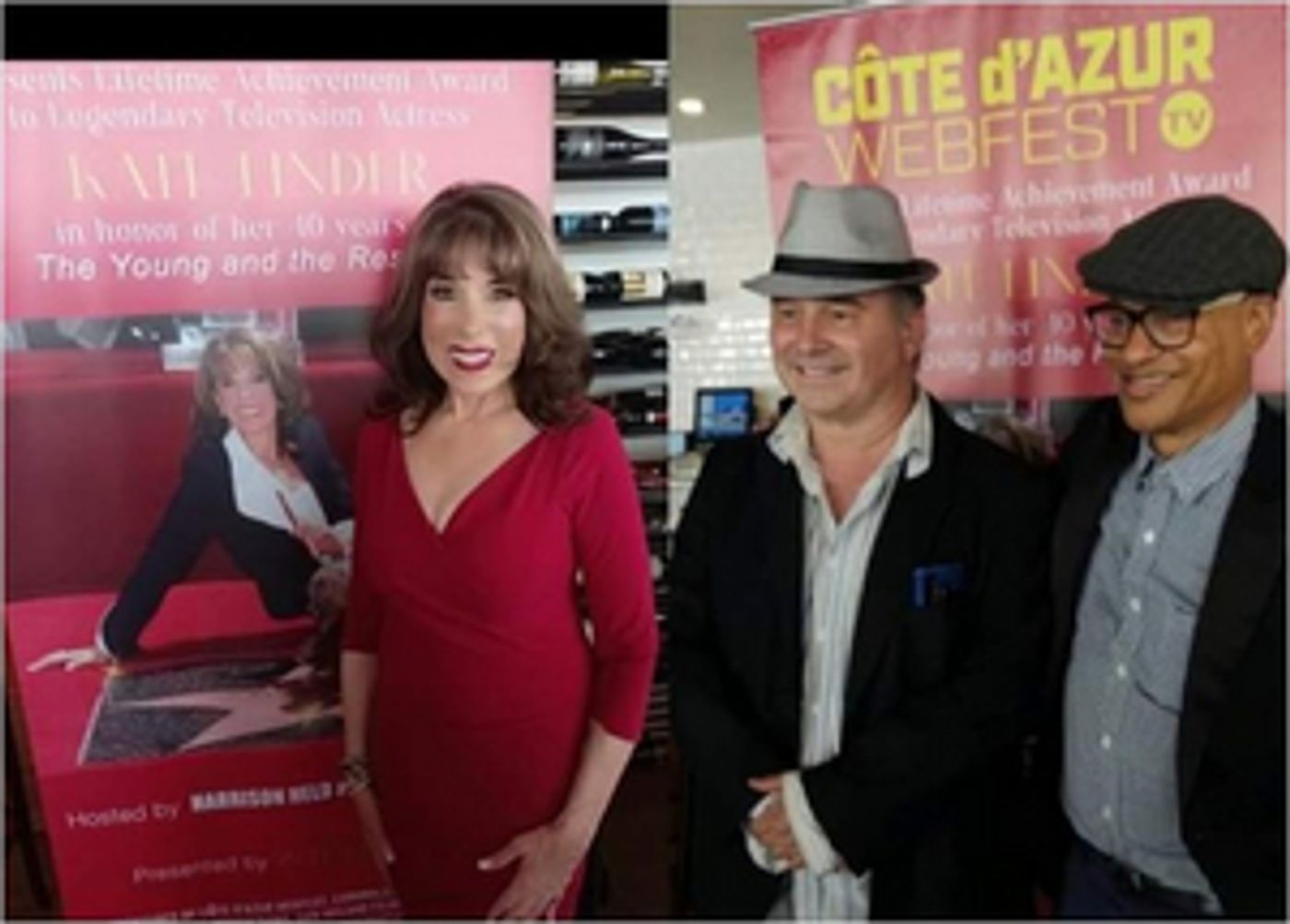 Kate Linder Receives Lifetime Achievement Award from Cote d'Azur Webfest TV  Image