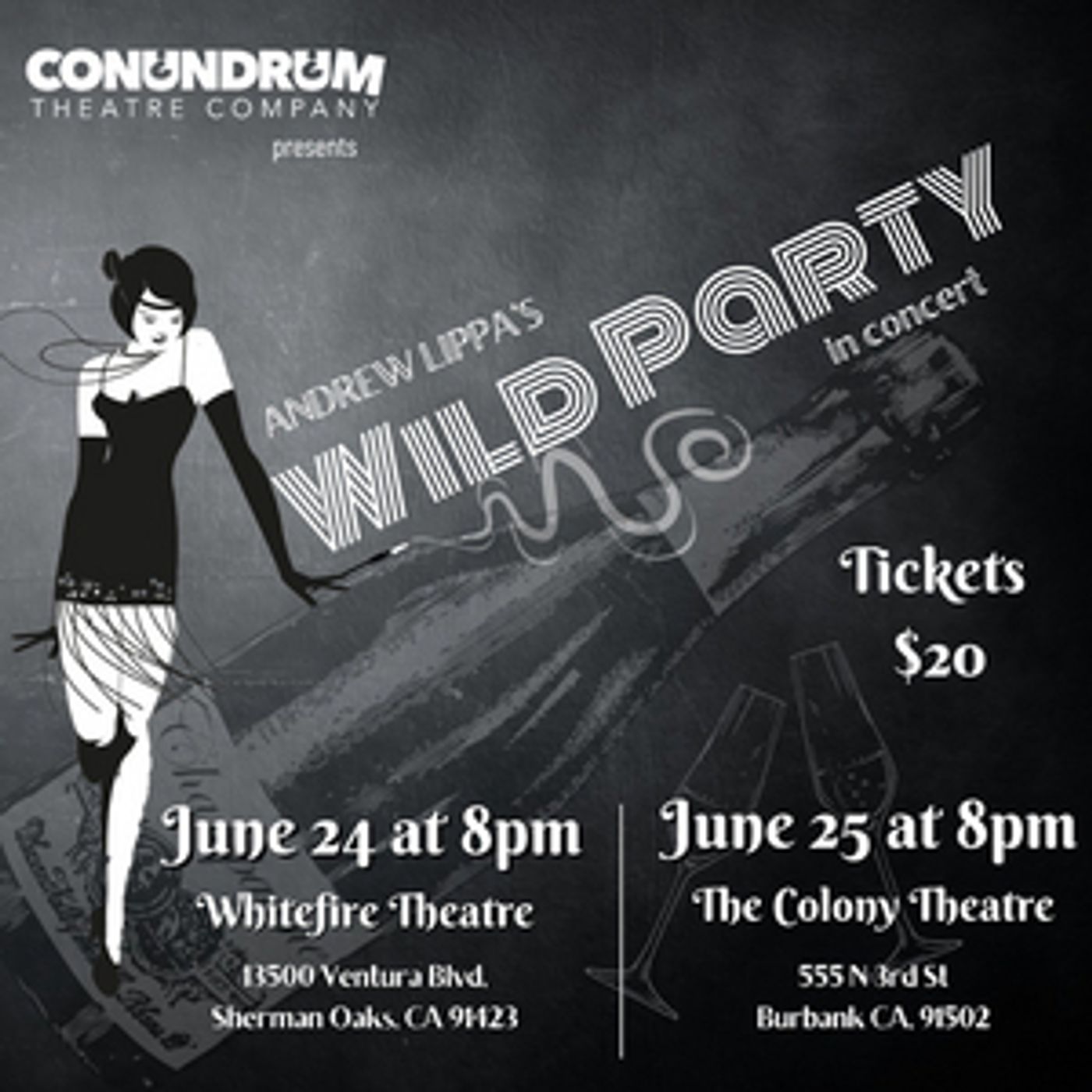 Conundrum-Theatre-Company-Presents-THE-WILD-PARTY-At-The-Whitefire-Theatre-20220614 Conundrum Theatre Company Presents Andrew Lippa's WILD PARTY At The Whitefire Theatre And The Colony Theatre Image
