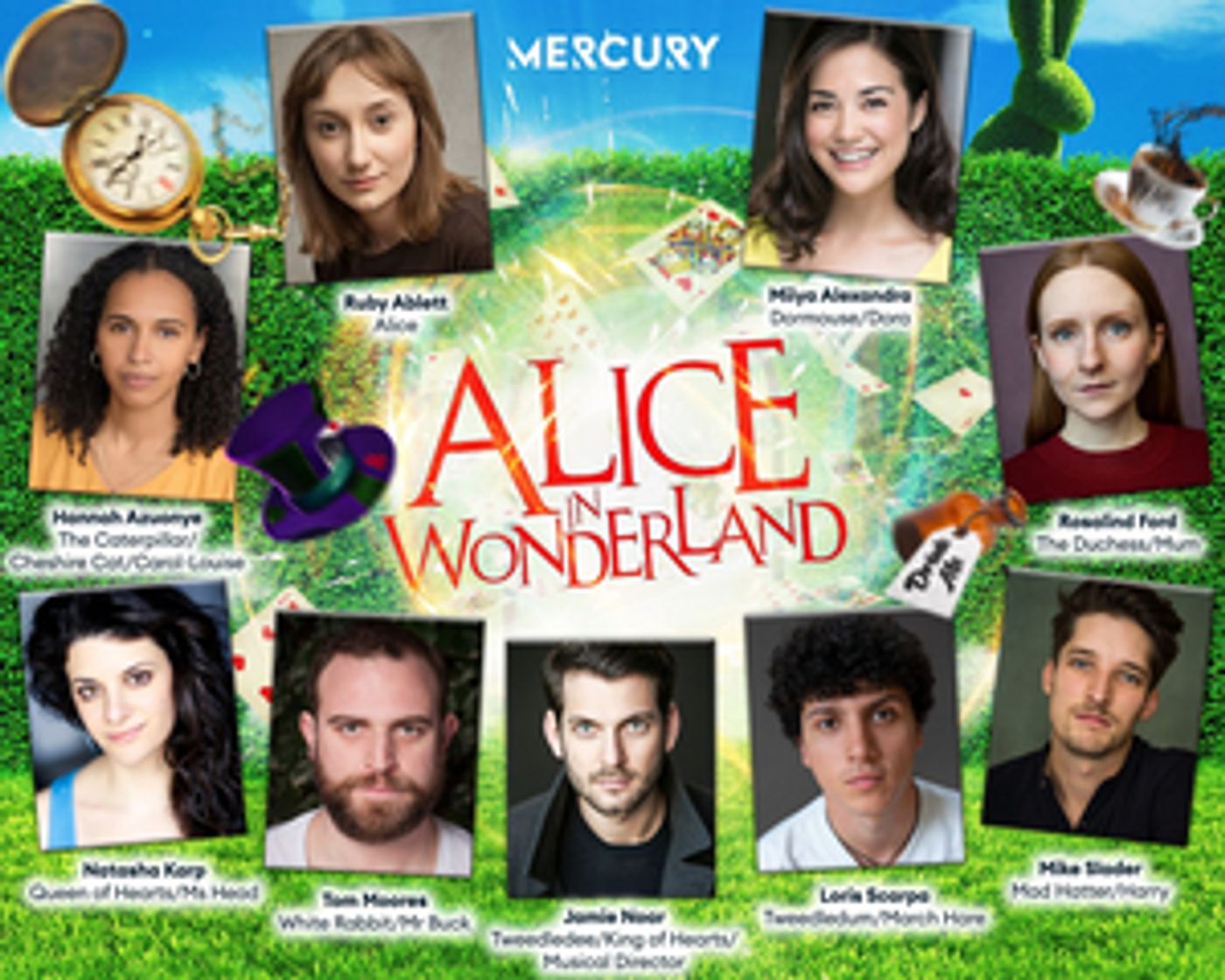 Mercury Theatre Announces Full Cast For Summer Production of ALICE IN WONDERLAND  Image