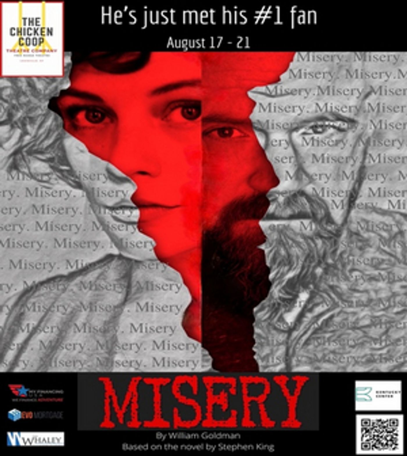 Stephen King's MISERY Comes to The Chicken Coop Theatre Next Month  Image