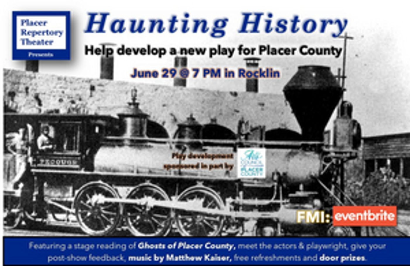 Placer Rep's Haunting History show comes to Rocklin, the Origin of Inspiration  Image