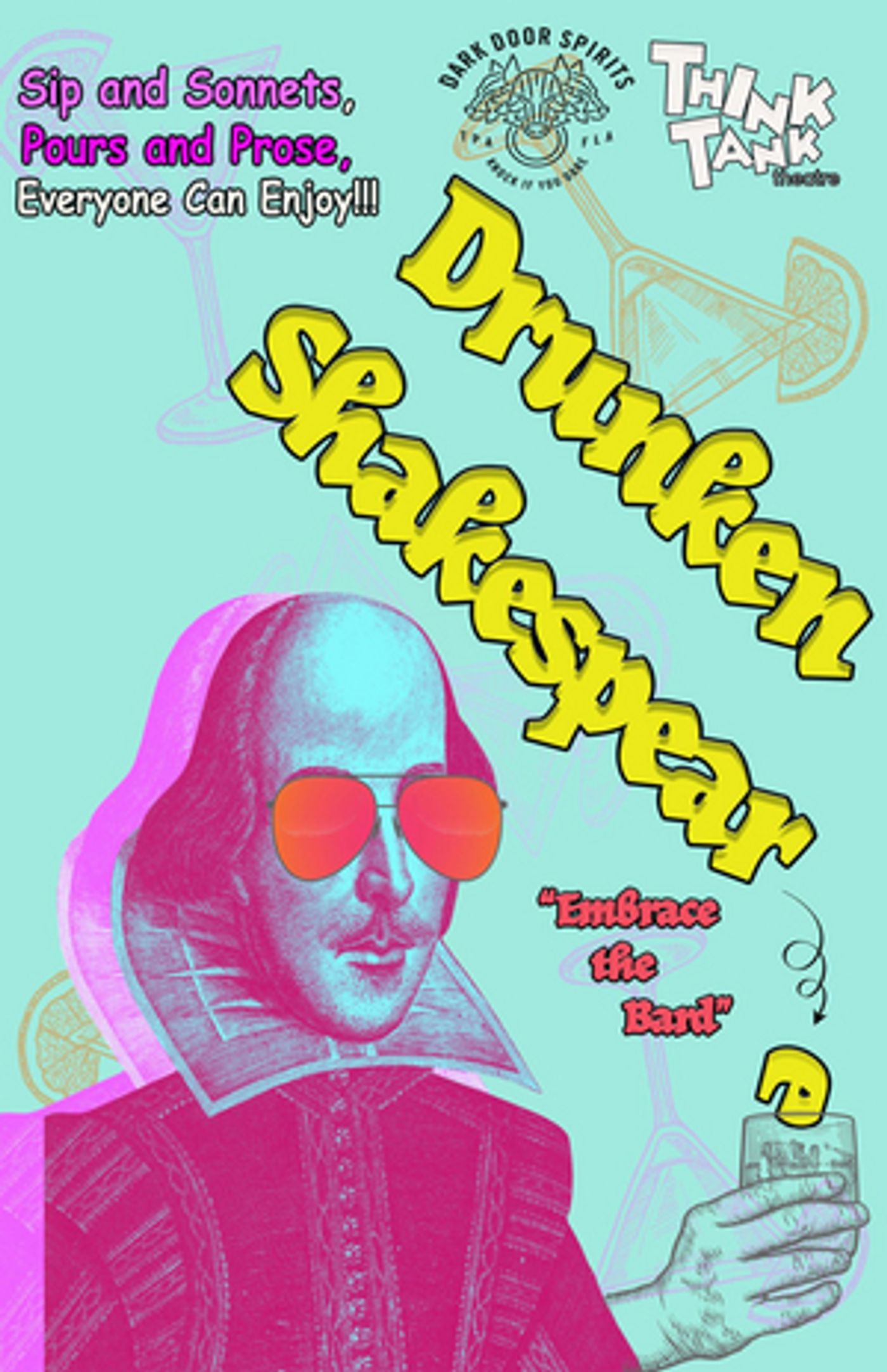 Cast Announced For ThinkTank Theatre's DRUNKEN SHAKESPEARE  Image