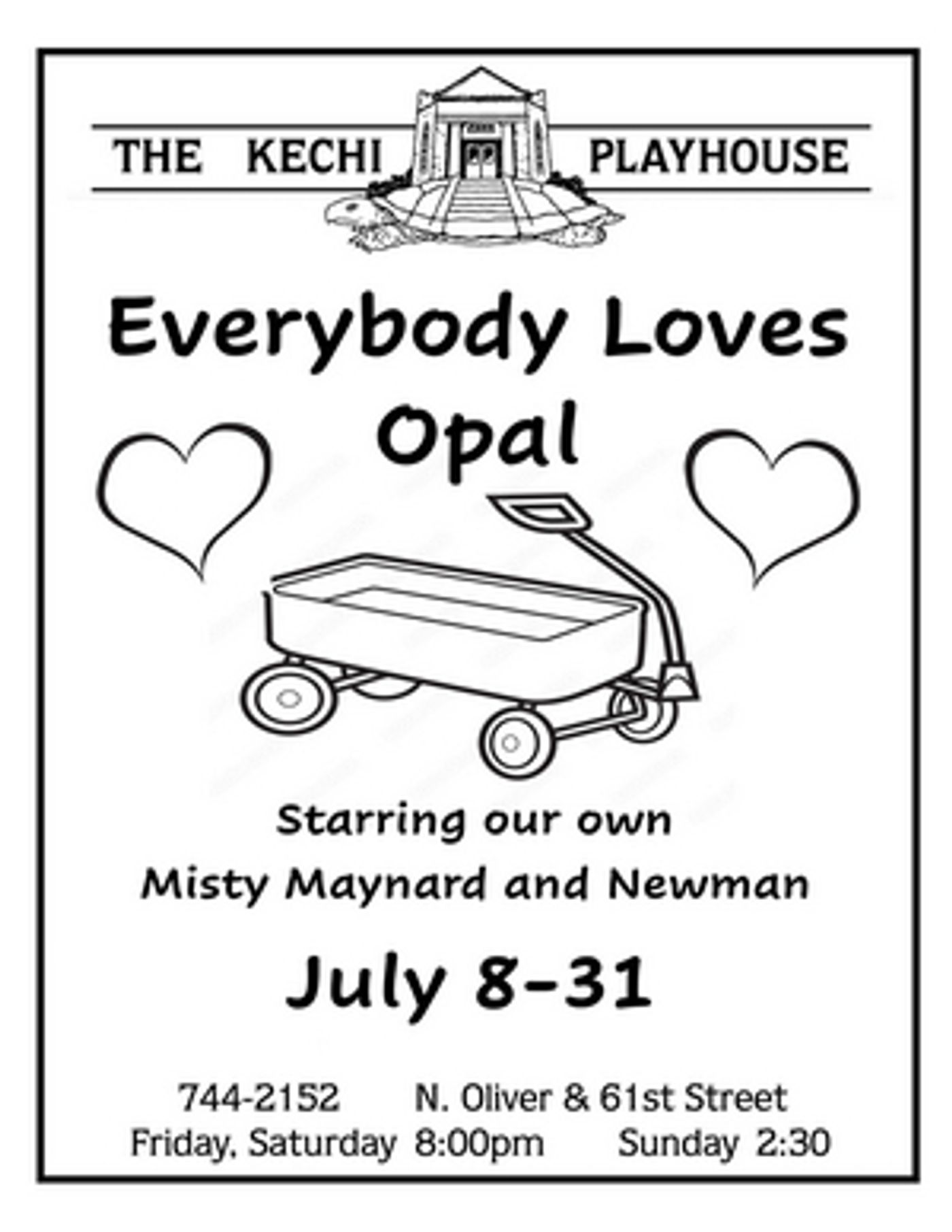 Previews: EVERYBODY LOVES OPAL at Kechi Playhouse  Image
