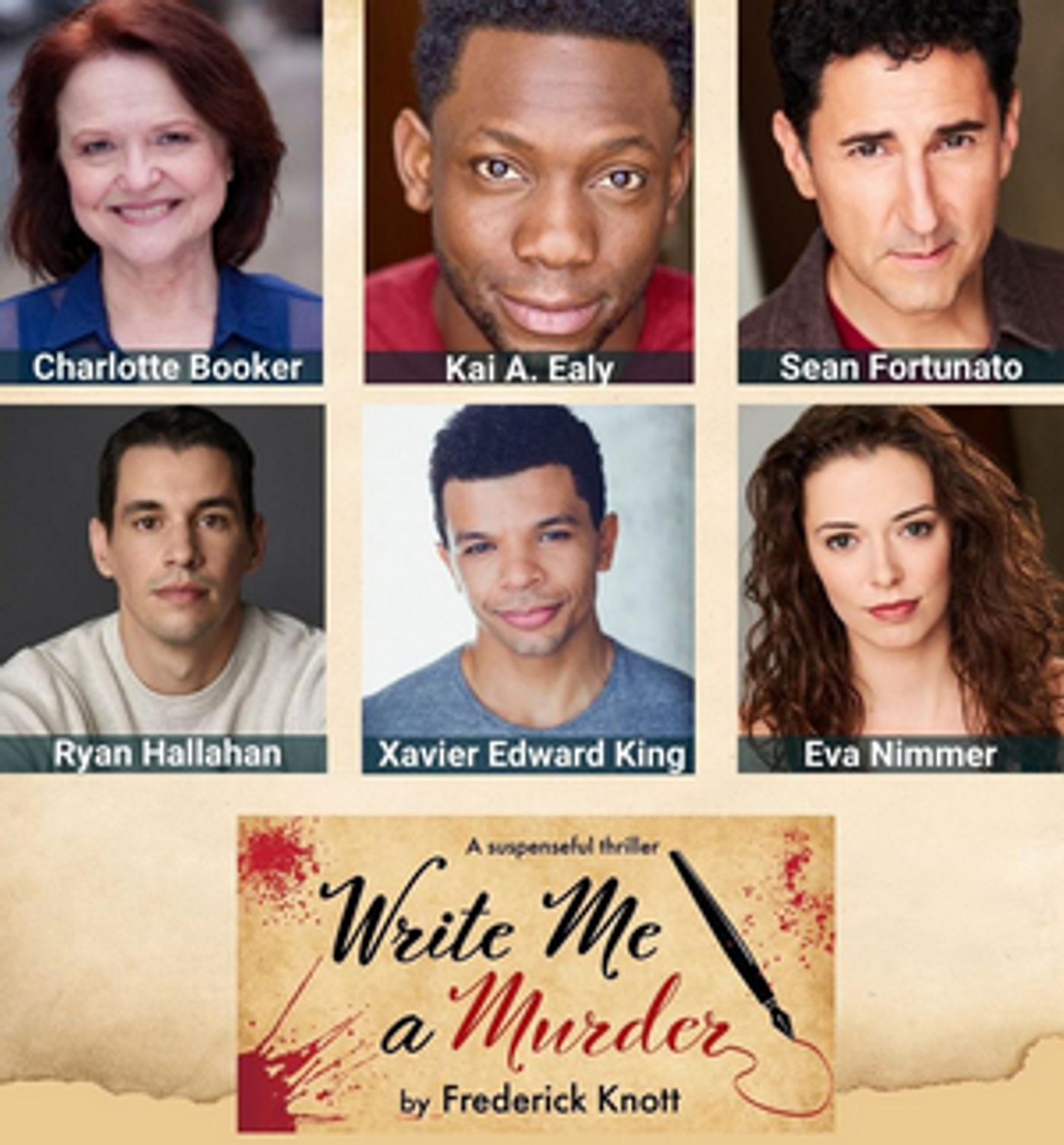 Meet The Cast Of WRITE ME A MURDER At Peninsula Players Theatre  Image